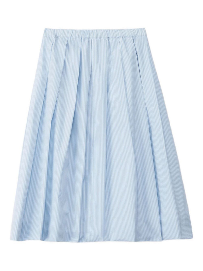 pleated striped skirt 1