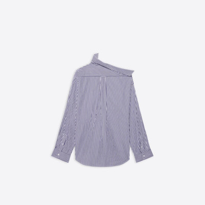 BALENCIAGA Twisted Shirt in Blue outlook