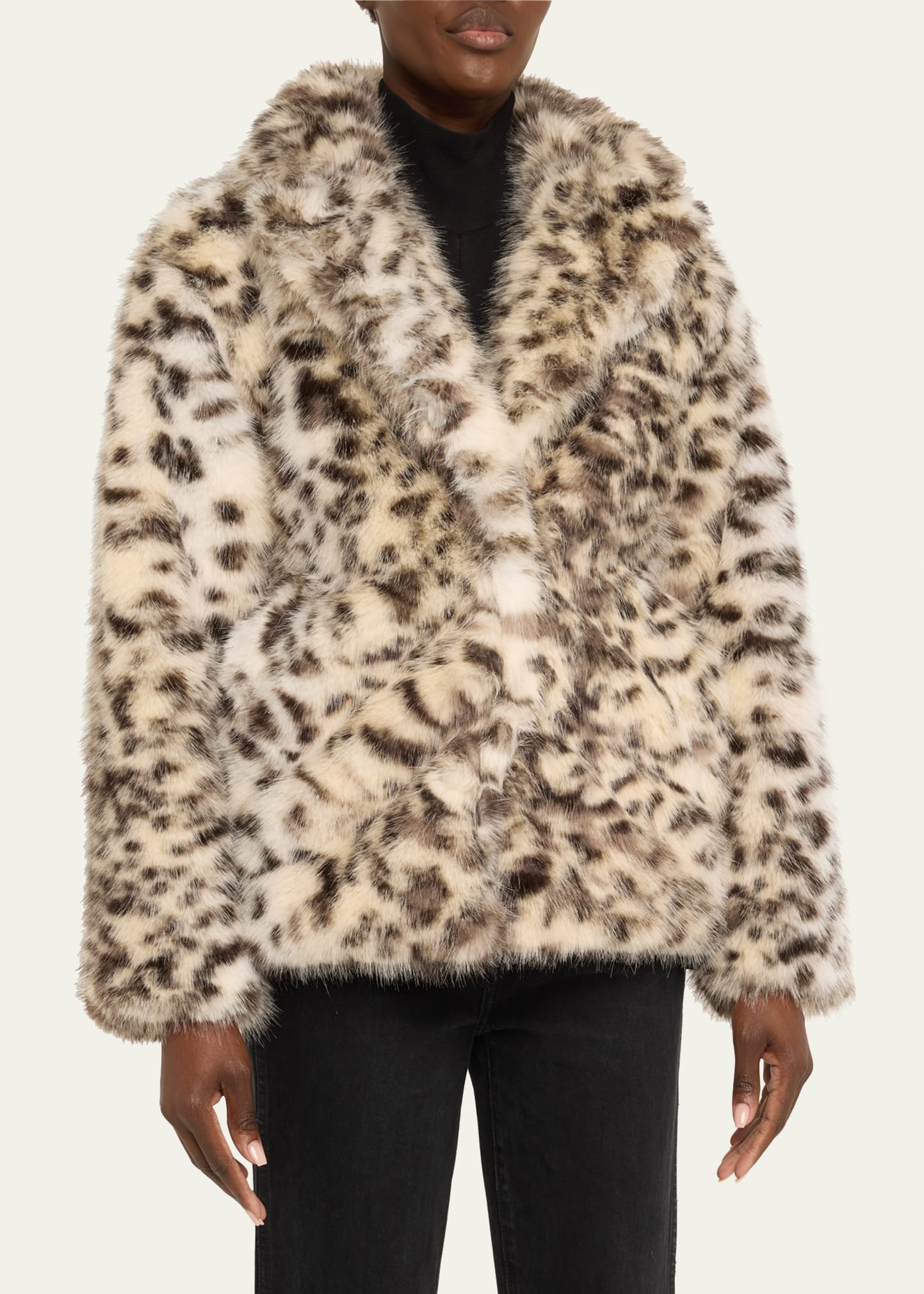 Leopard Faux-Fur Coat - 4
