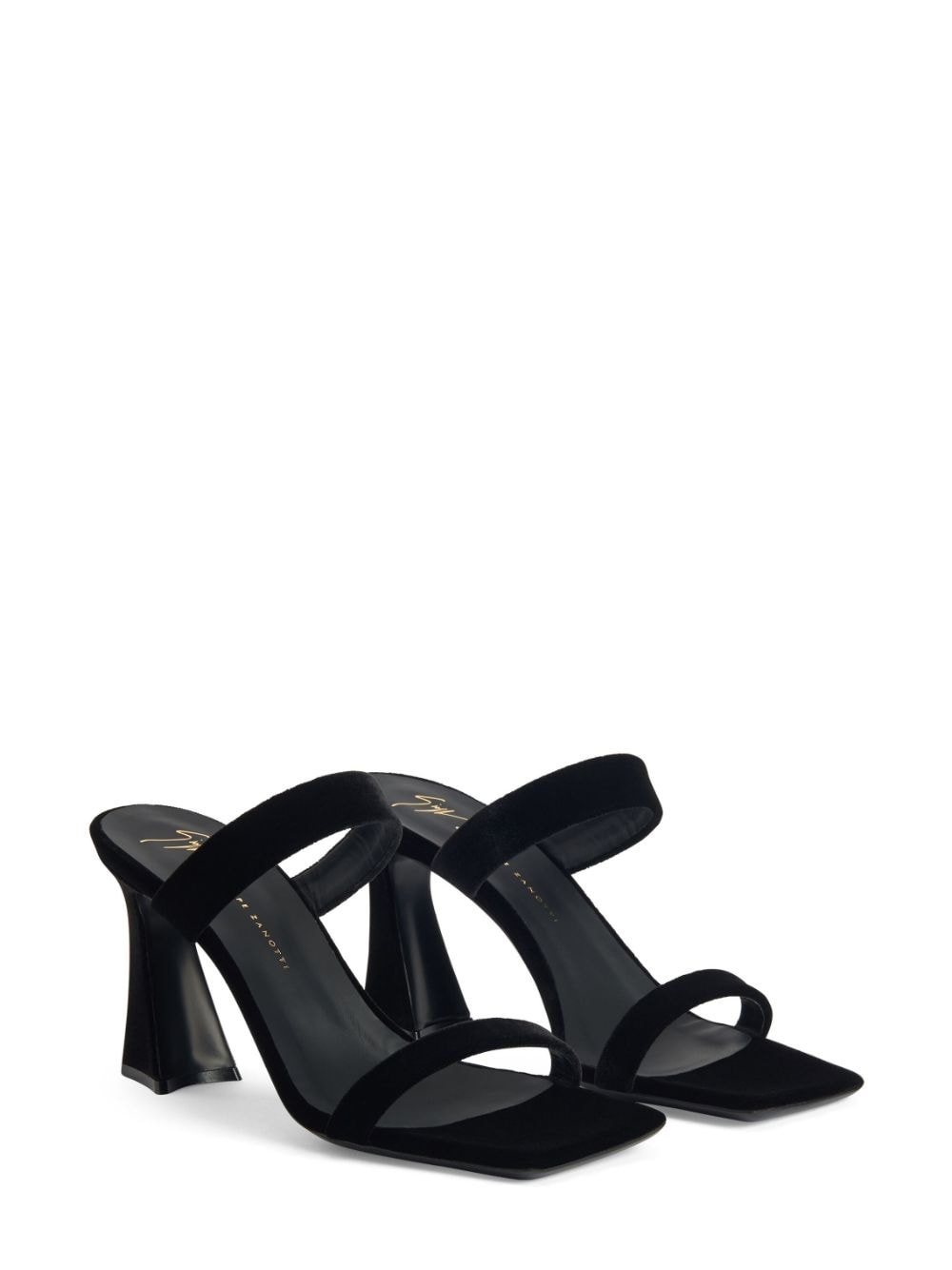 Flaminia 85 mm velvet sandals - 2