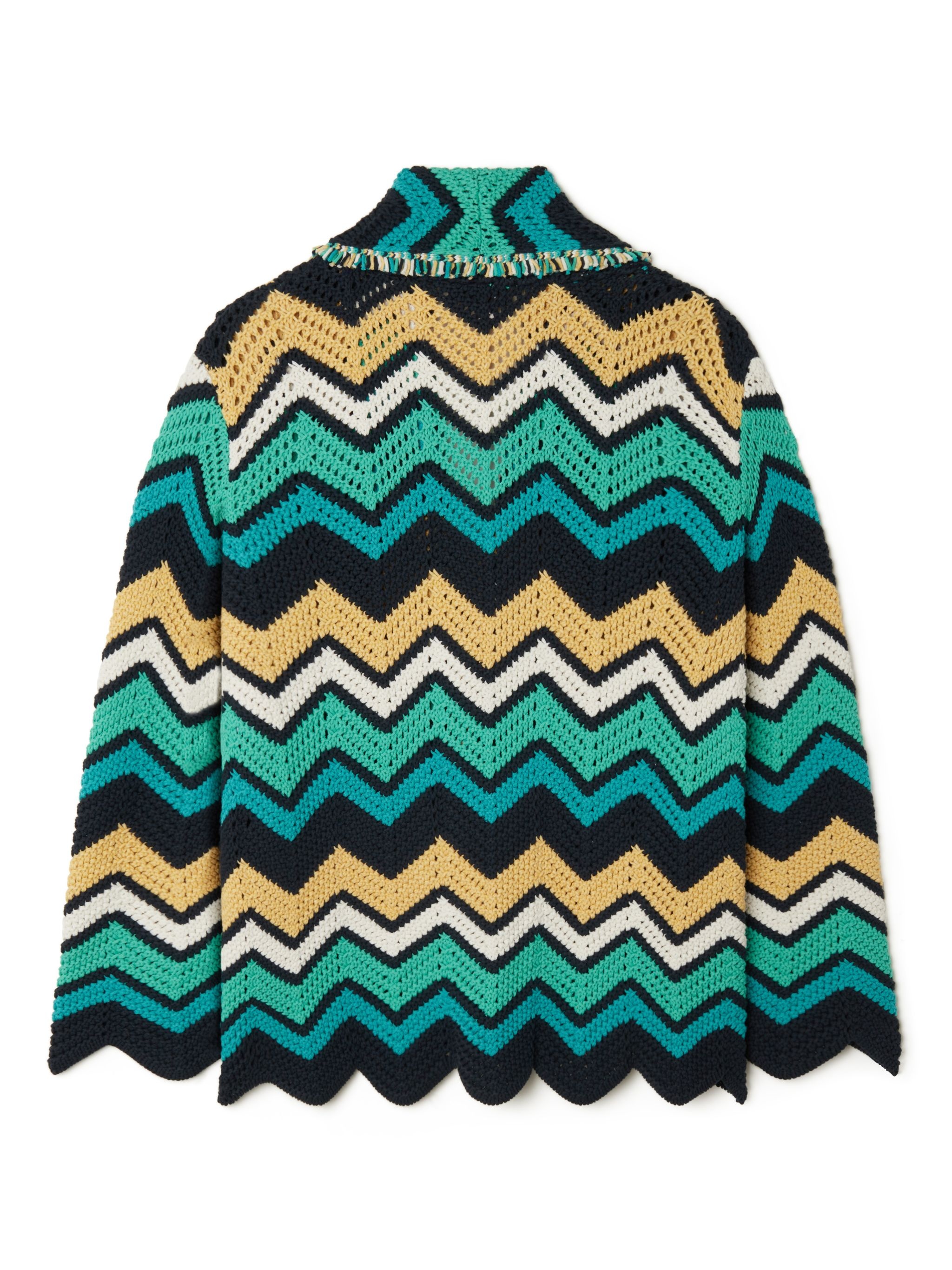 Kaleidoscopic Chevron Cardigan - 3