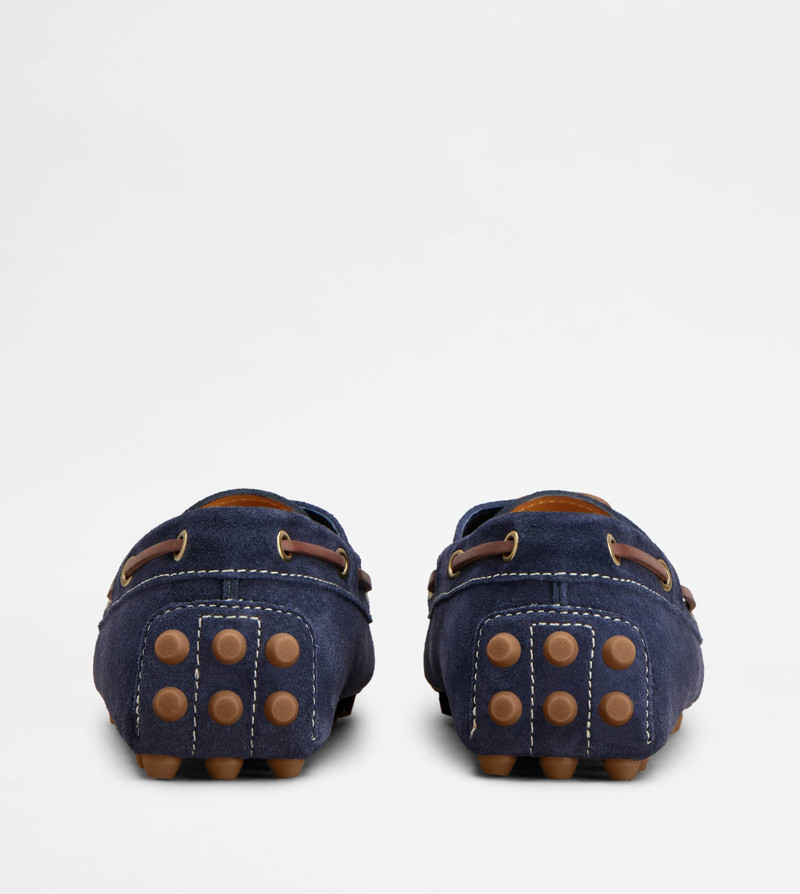 Tod's BOAT GOMMINO BUBBLE IN SUEDE - BLUE outlook