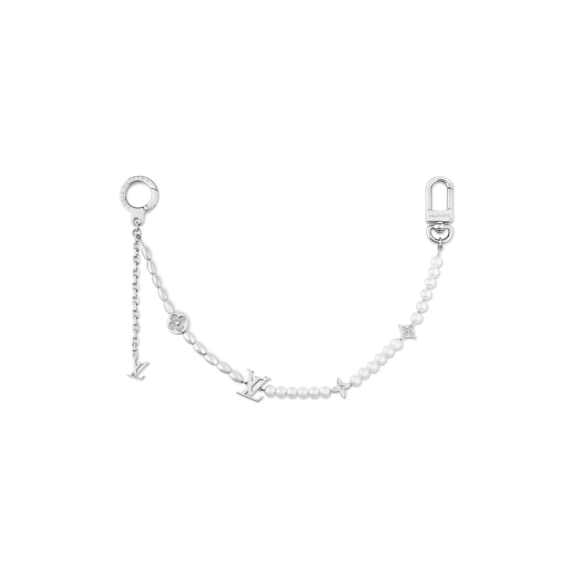 Pearls Fusion Belt Chain and Bag Charm - 1
