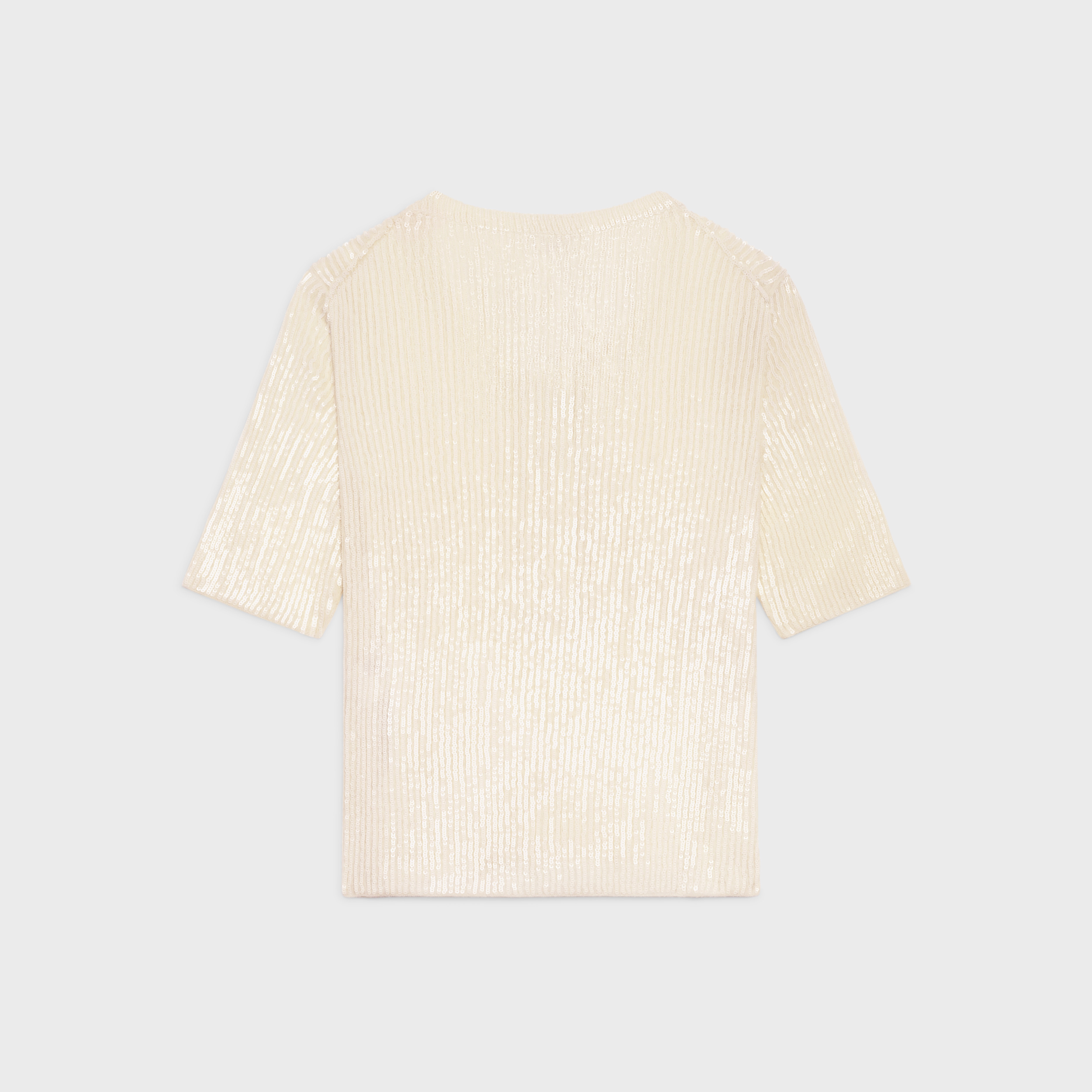 embroidered top in wool - 2
