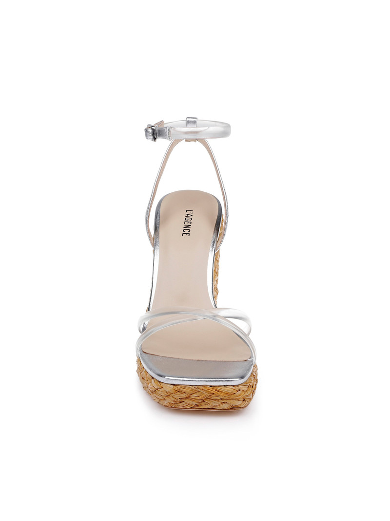 L'AGENCE Malone Wedge Espadrille outlook