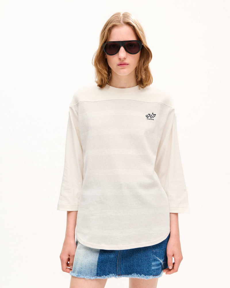 KENZO ''KENZO Sounds' embroidered mariniere long sleeves T-shirt in cotton outlook
