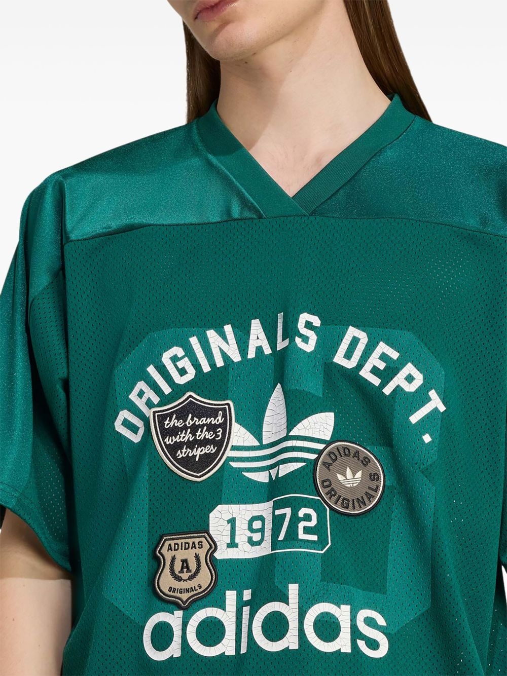 jersey V-neck T-shirt - 4
