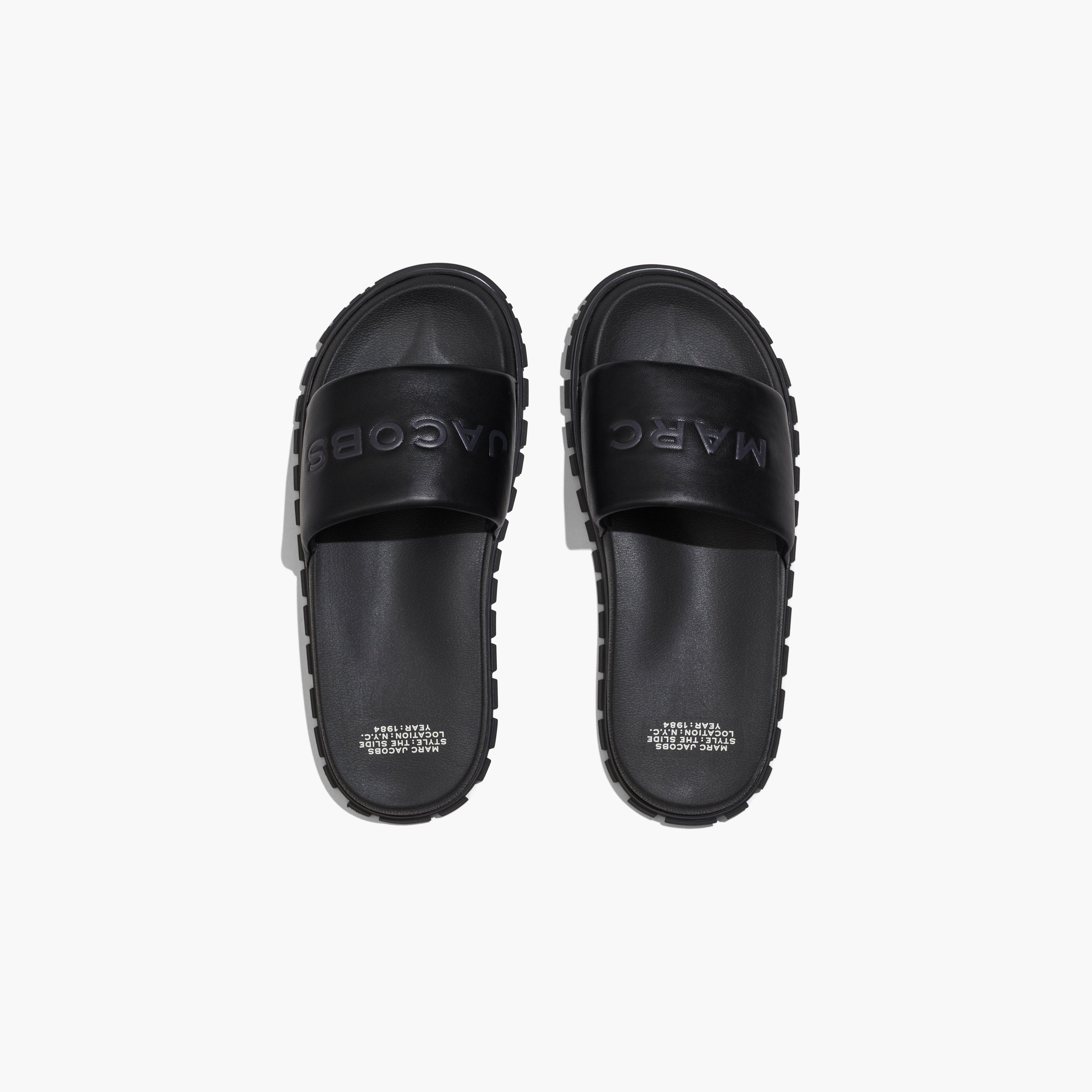【関税込み】Marc Jacobs ブラック The Leather Slide サンダル Marc Jacobs The Redux T-shirt - SchaferandweinerShops Tonga