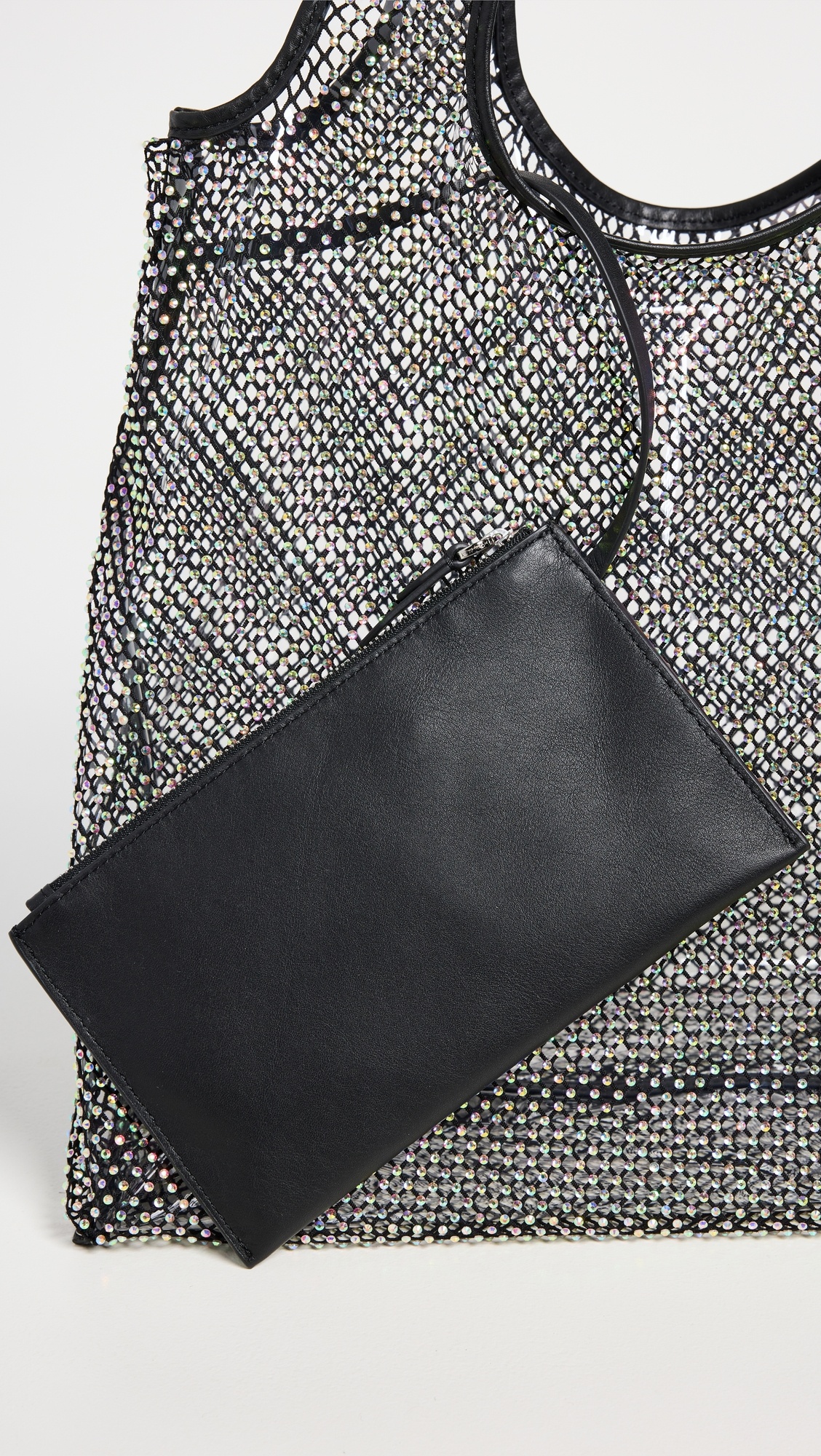 Fine Crystal Mesh Market Tote - 4