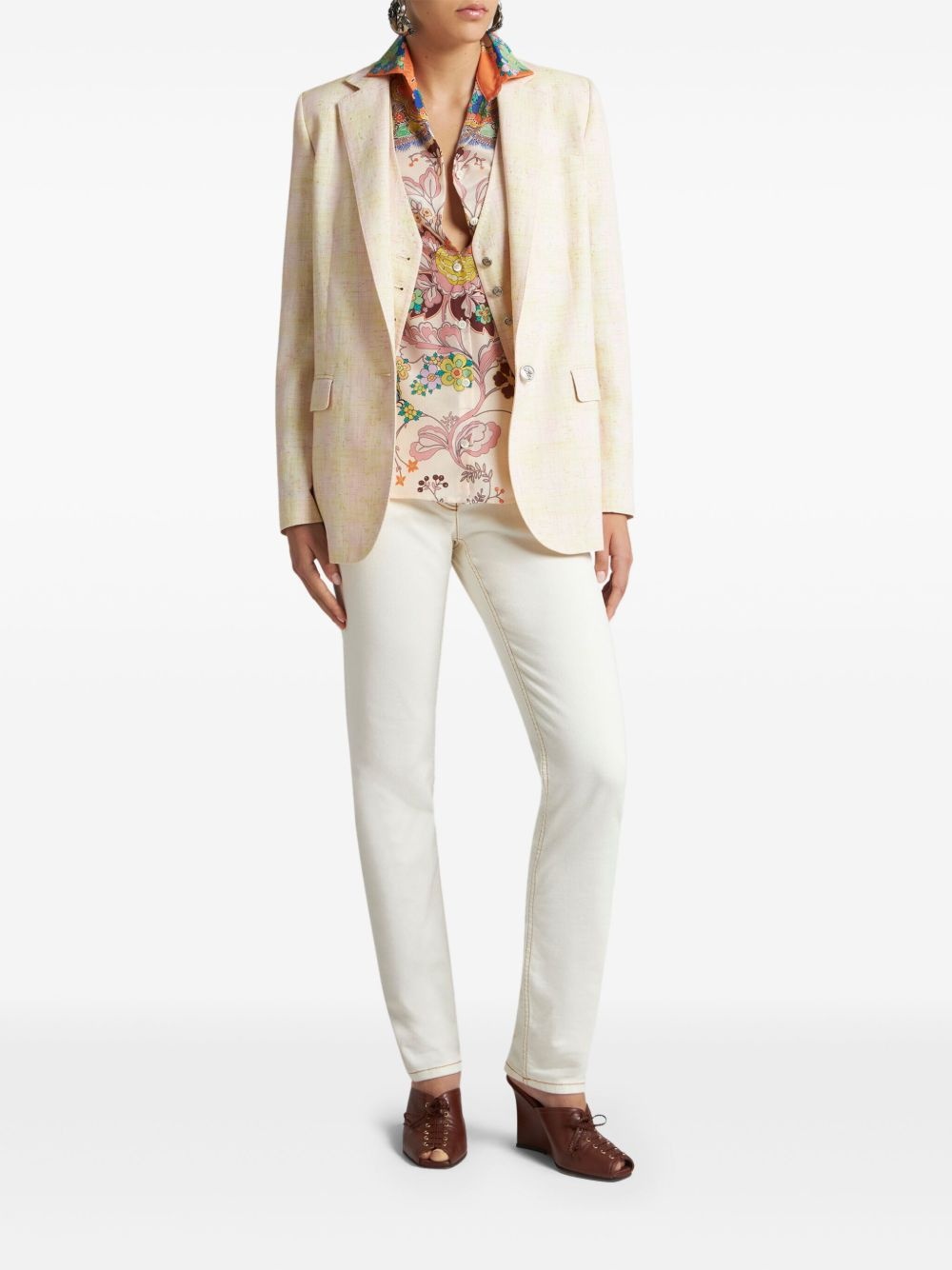 slub waistcoat - 2