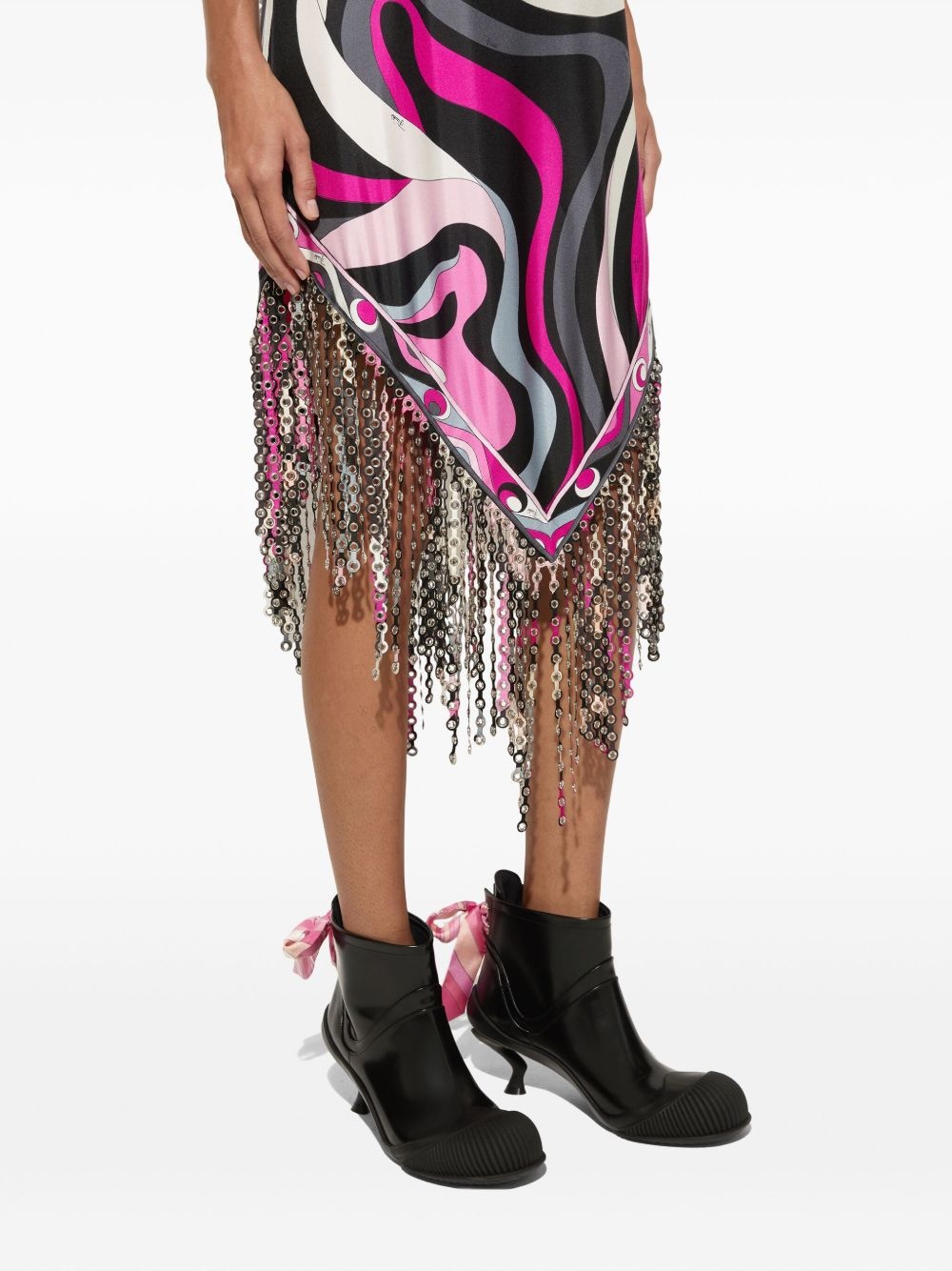marmo-print dress - 5