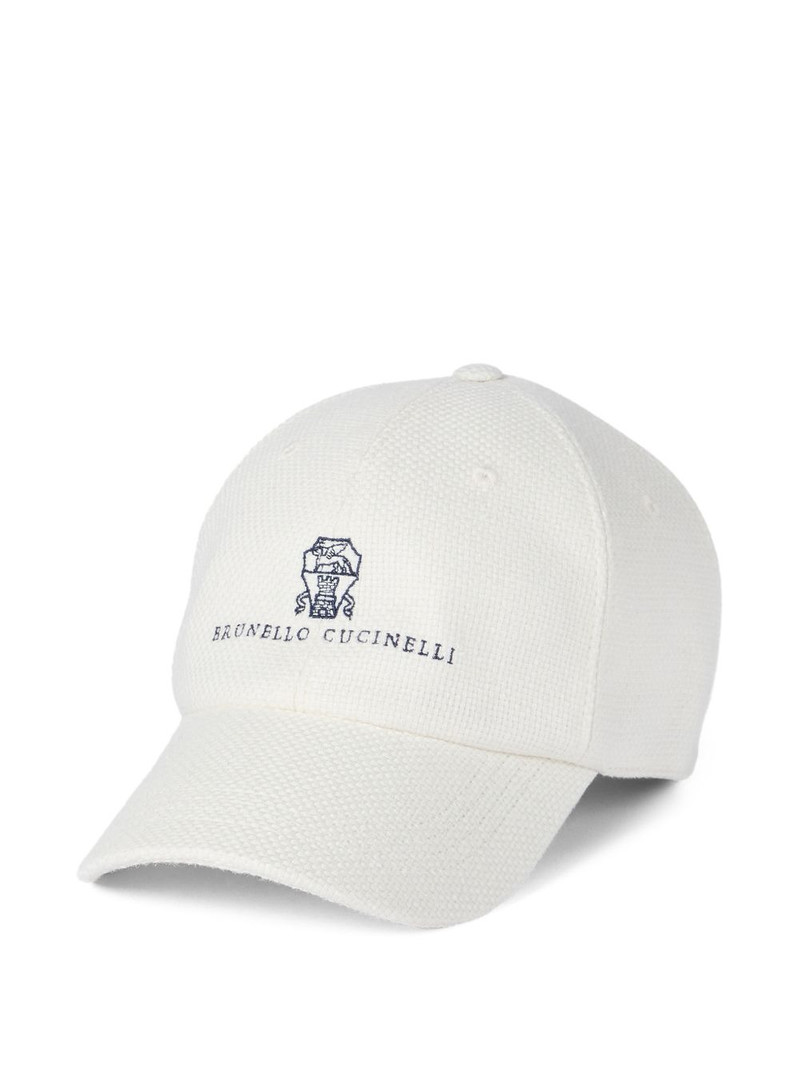 embroidered-logo baseball cap 1