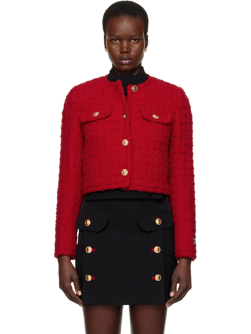 Red Heritage Tweed Jacket - 1