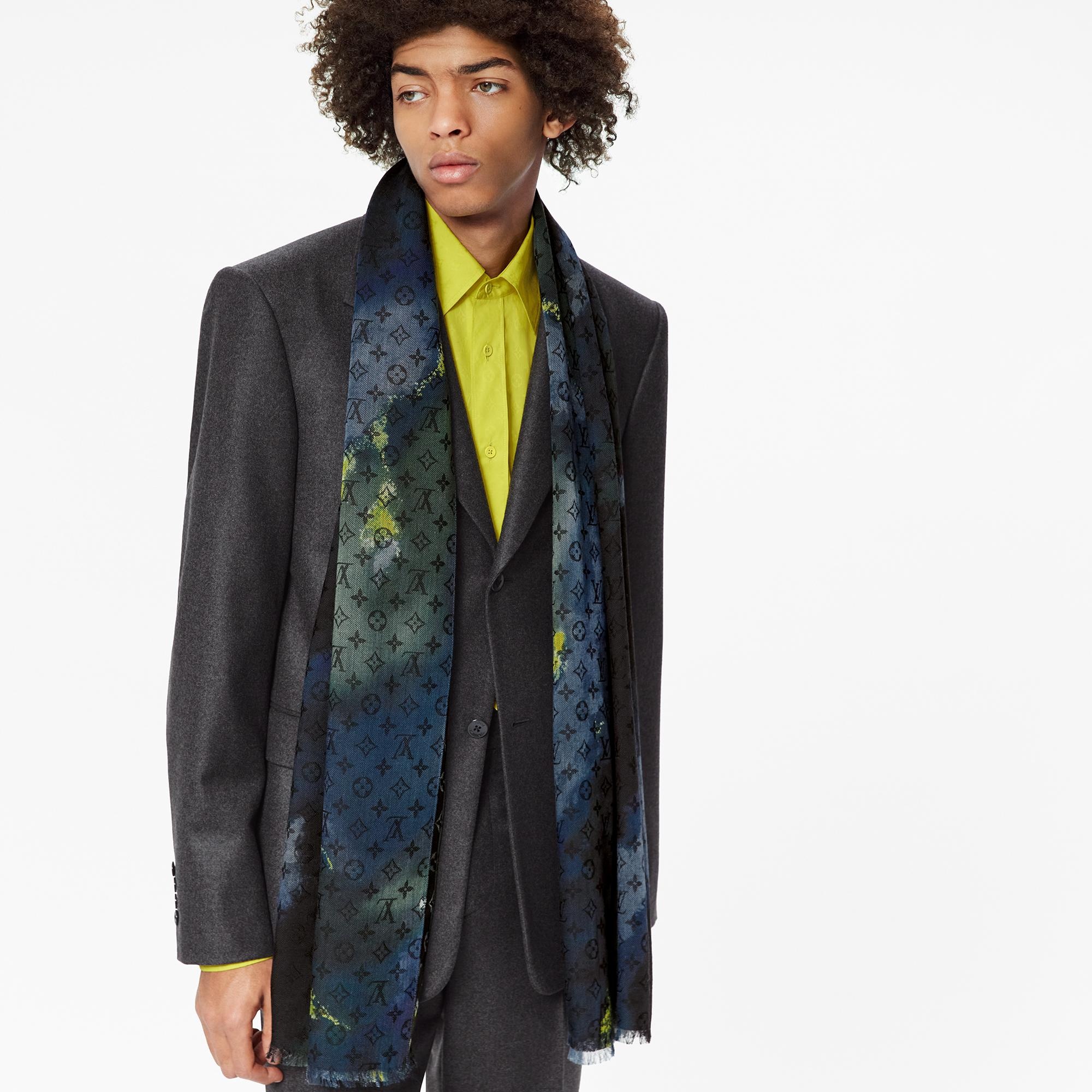 Monogram Tie And Dye Stole - 8