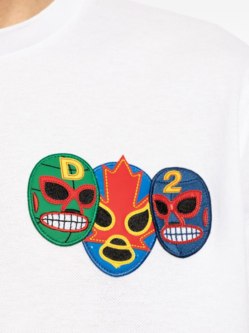 patch-applique T-shirt 5
