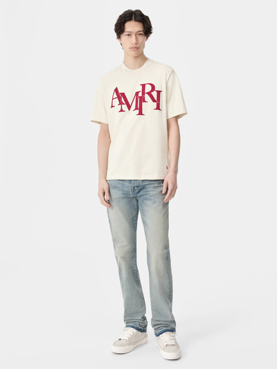 AMIRI AMIRI STAGGERED TEE outlook