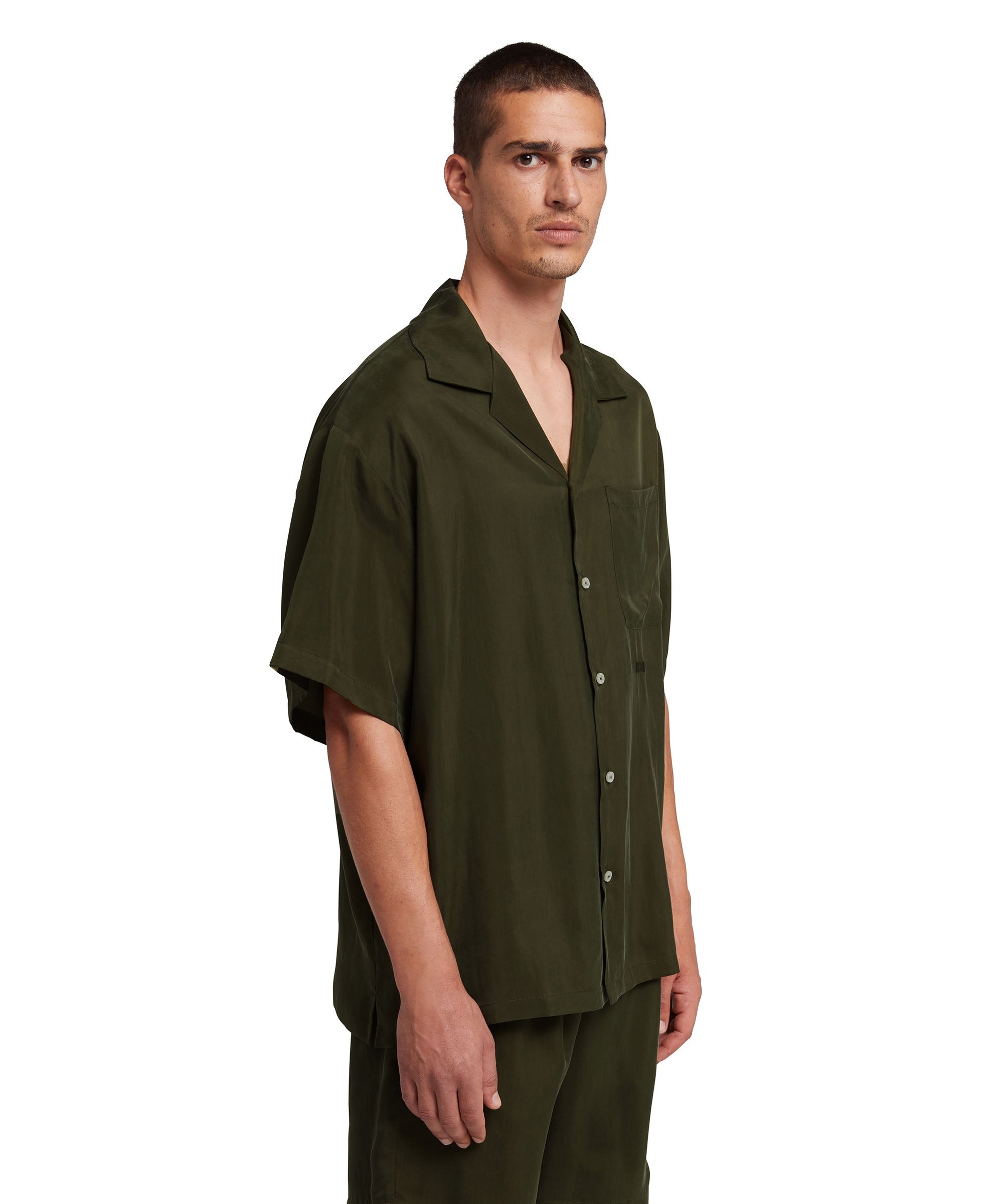 Cupro bowling shirt - 4