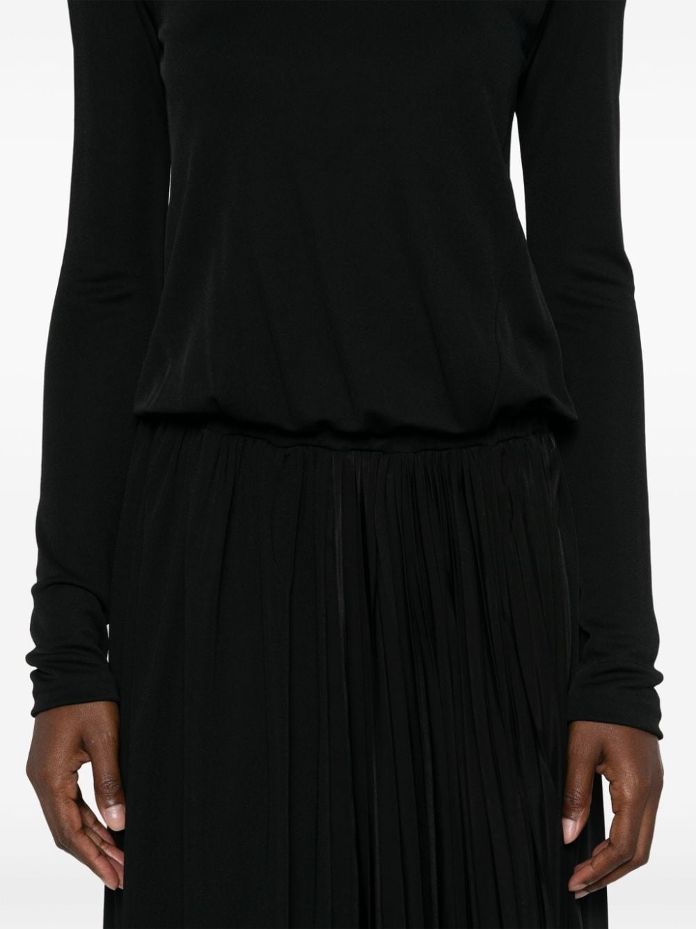 plissÃ© midi dress - 5