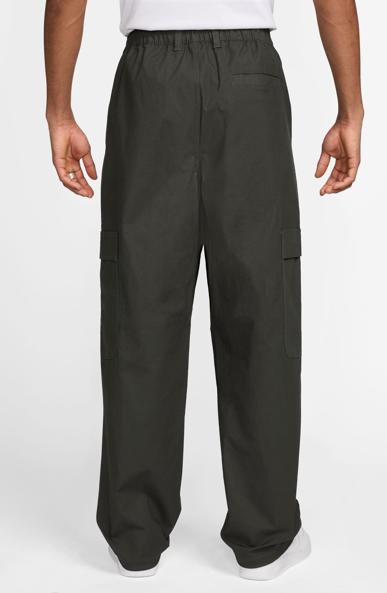 Nike Sportswear Club Stretch Cotton Ripstop Cargo Pants in Sequoia at Nordstrom - 2