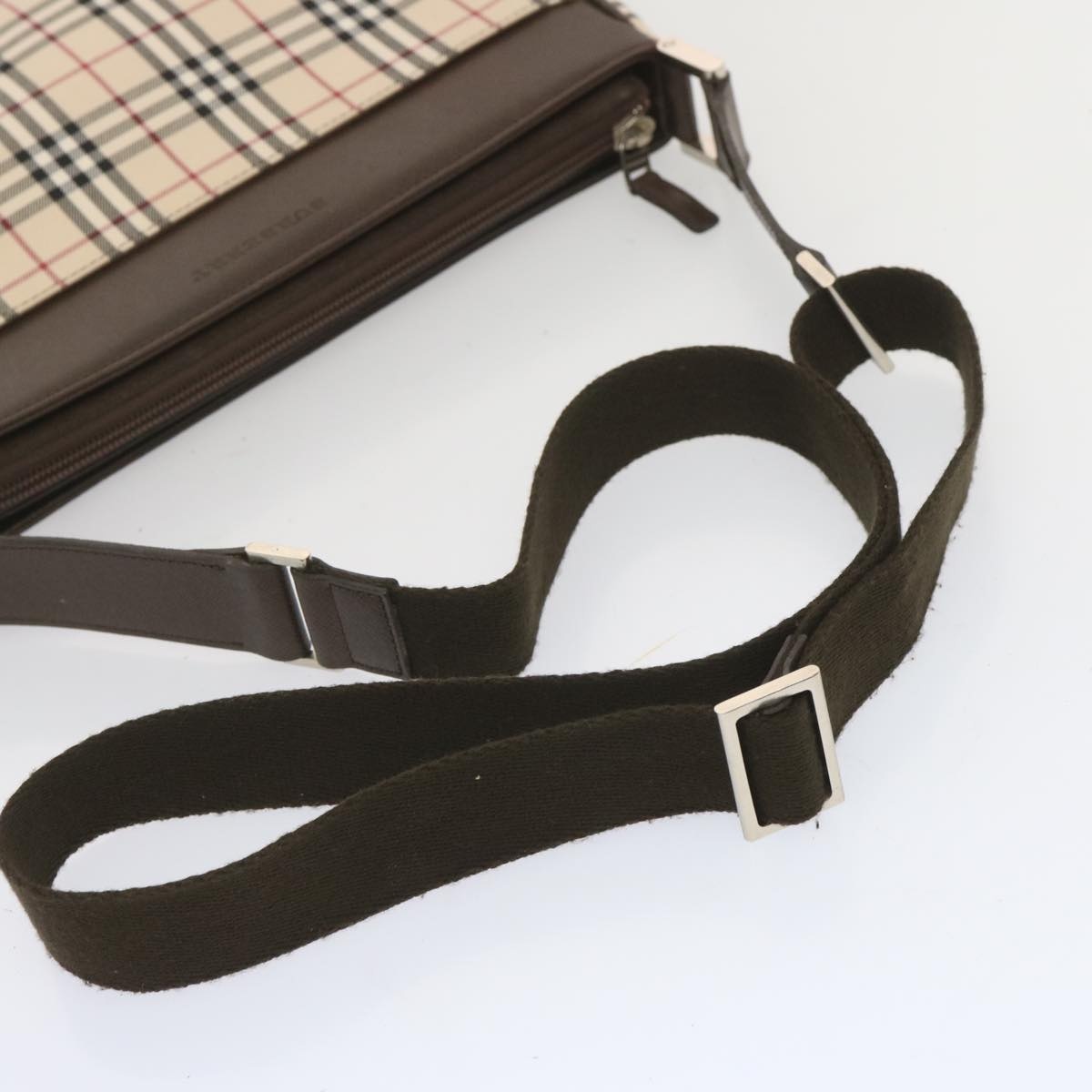Burberry Nova Check Shoulder Bag Canvas Beige - 7