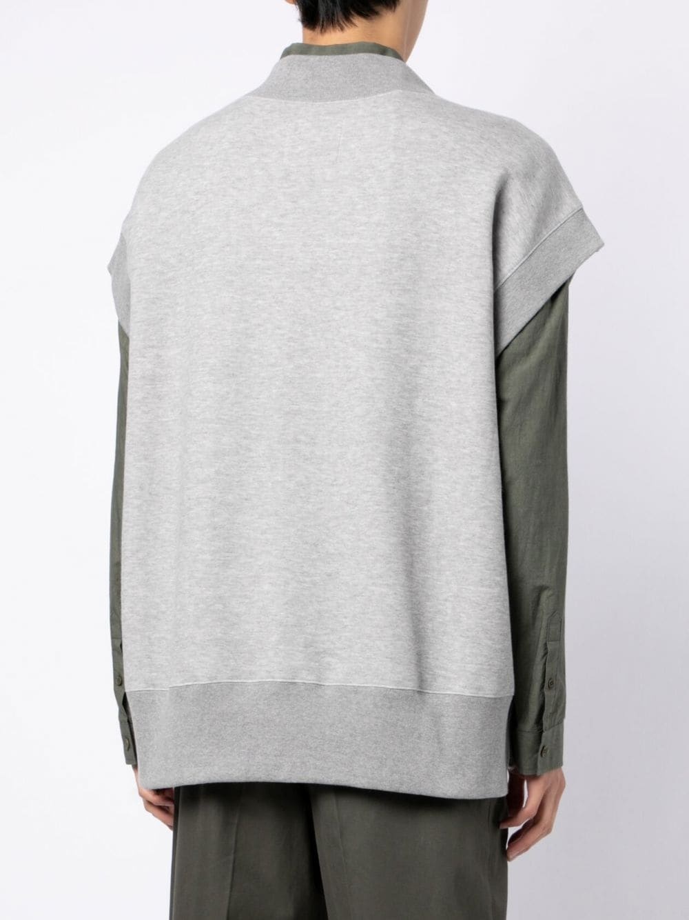 sleeveless crew-neck jumper - 4