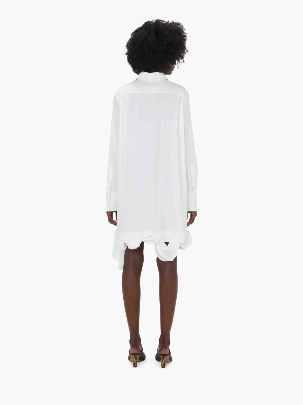 【関税&送料込】Jw Anderson White Cotton Shirt Mini Dress JW Anderson White cotton shirt mini dress | gebnegozionline