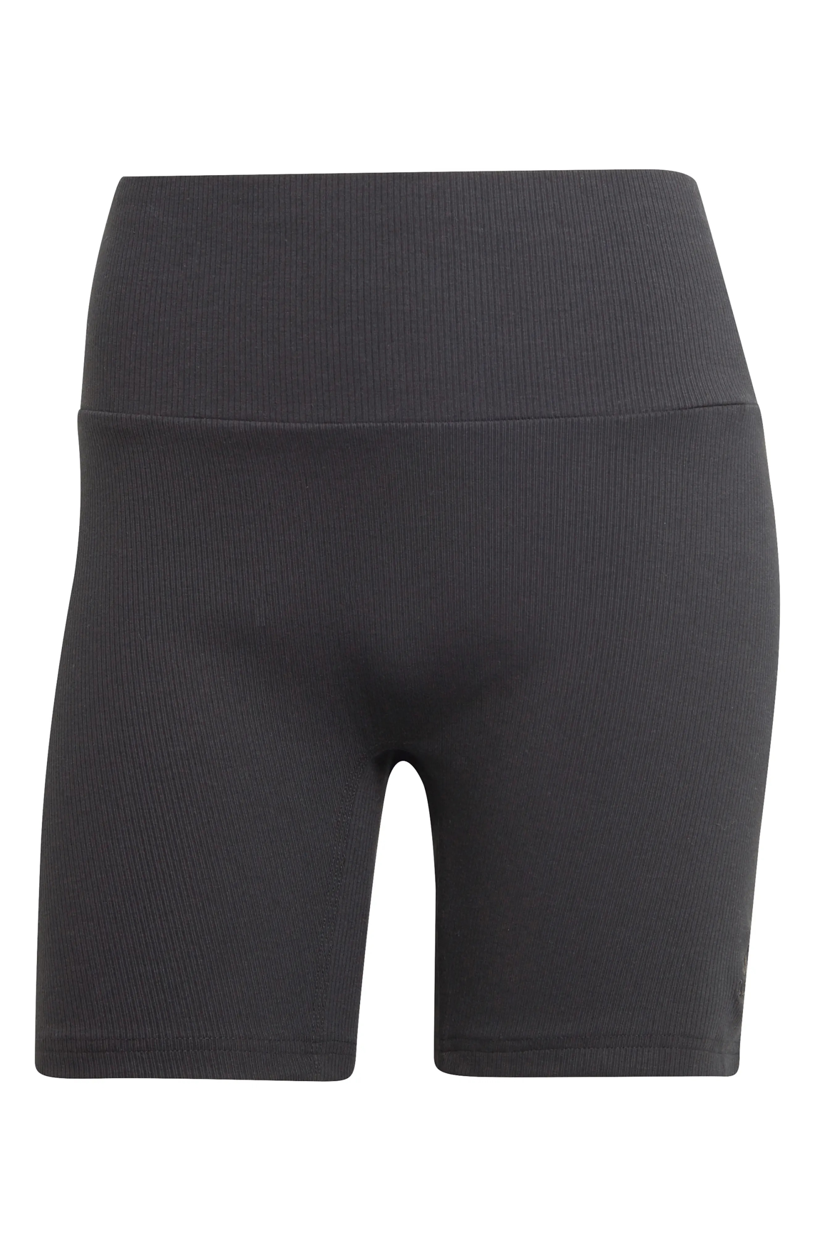 Rib High Waist Bike Shorts - 4