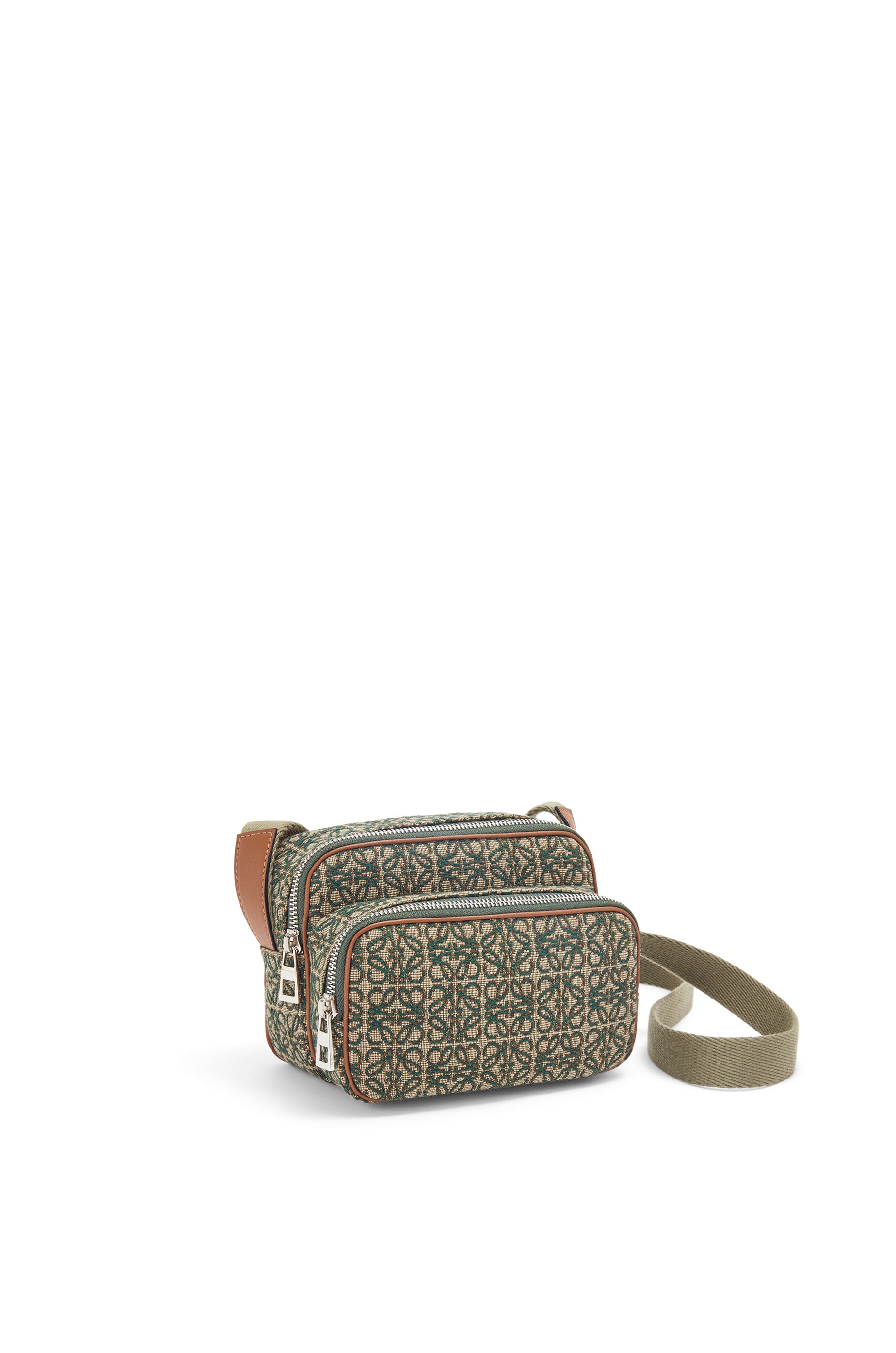 Mini Camera bag in Anagram jacquard and calfskin - 2