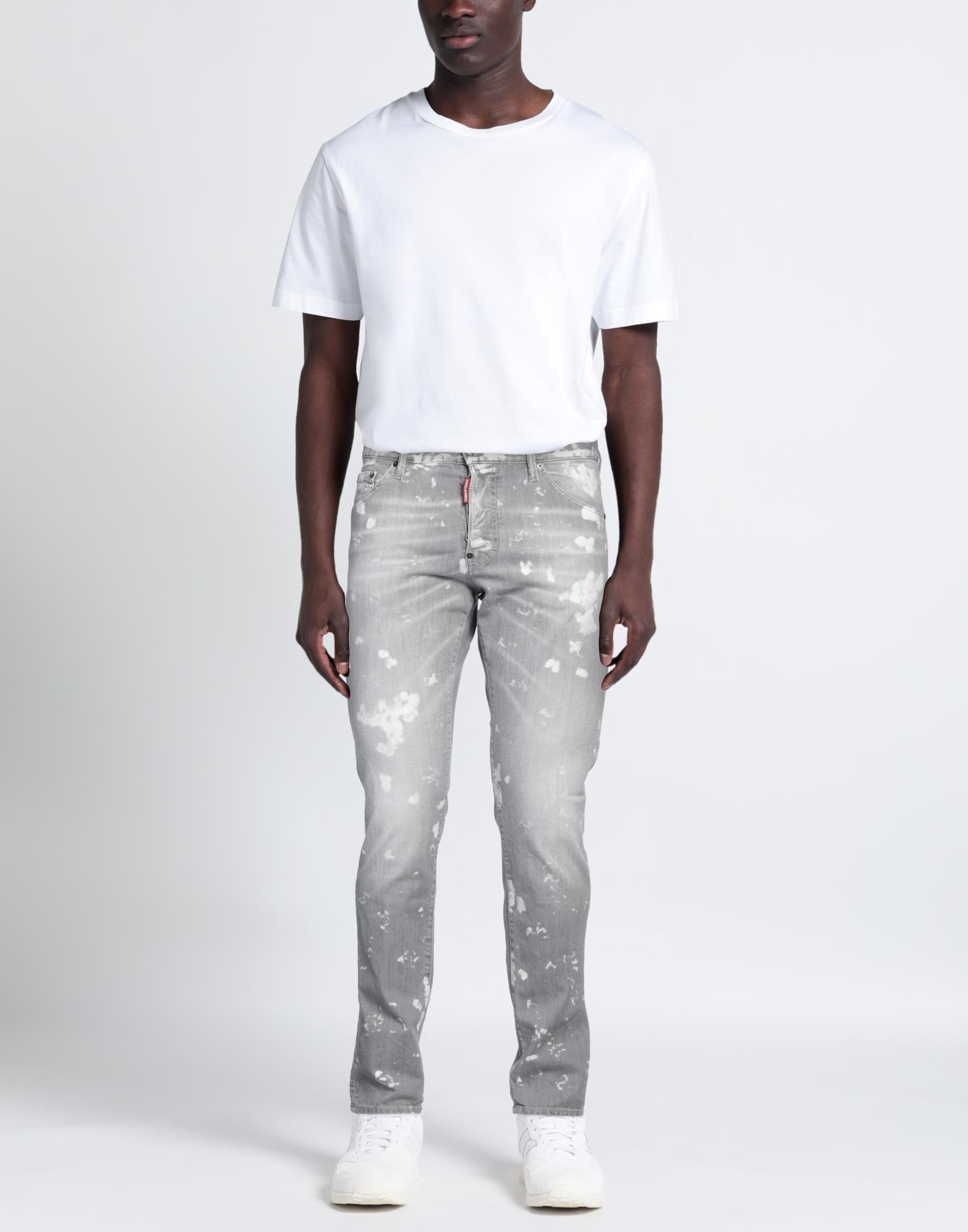 Light grey Men's Denim Pants - 2