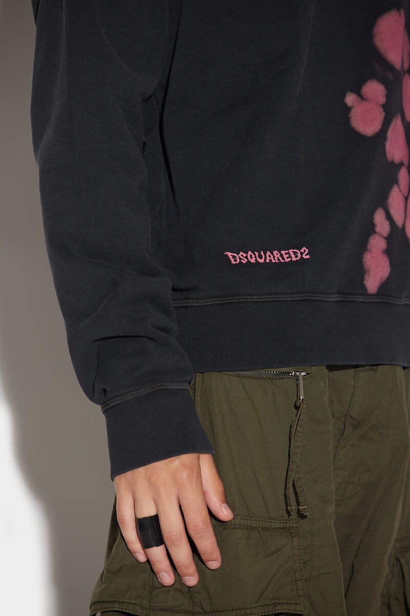 GOTH TIE&DYED COOL SWEATSHIRT - 3