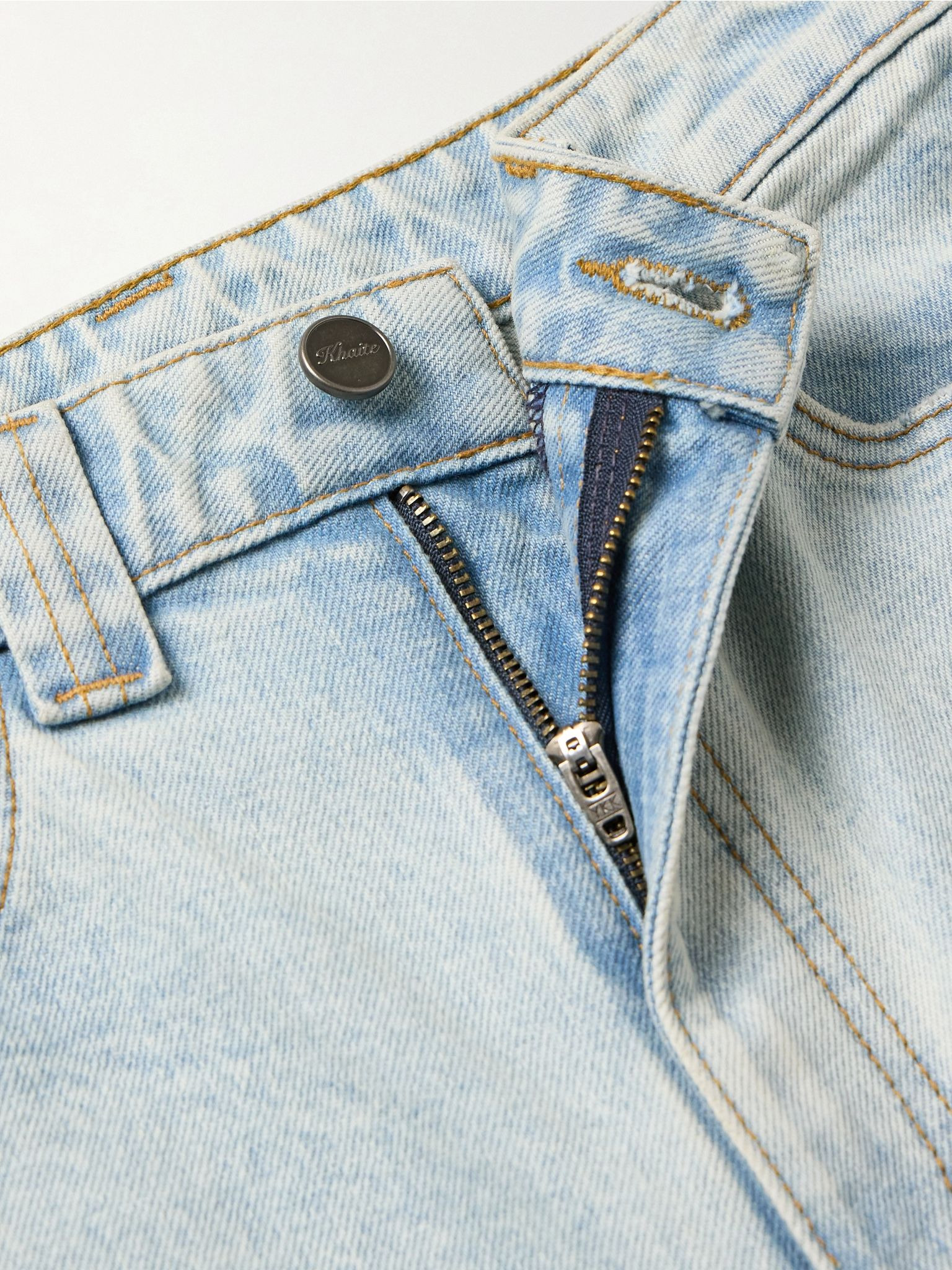 Dane high-rise wide-leg jeans Light denim - 5