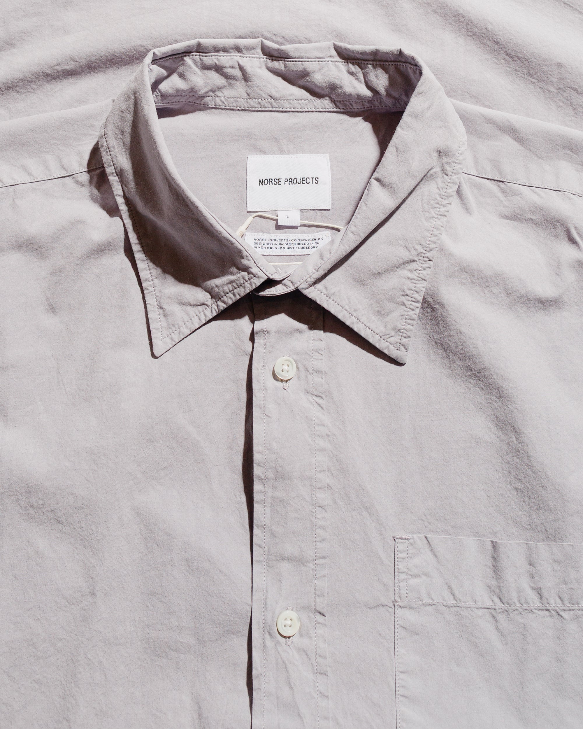 Mo Cotton Tencel Shirt Crocus Purple - 5