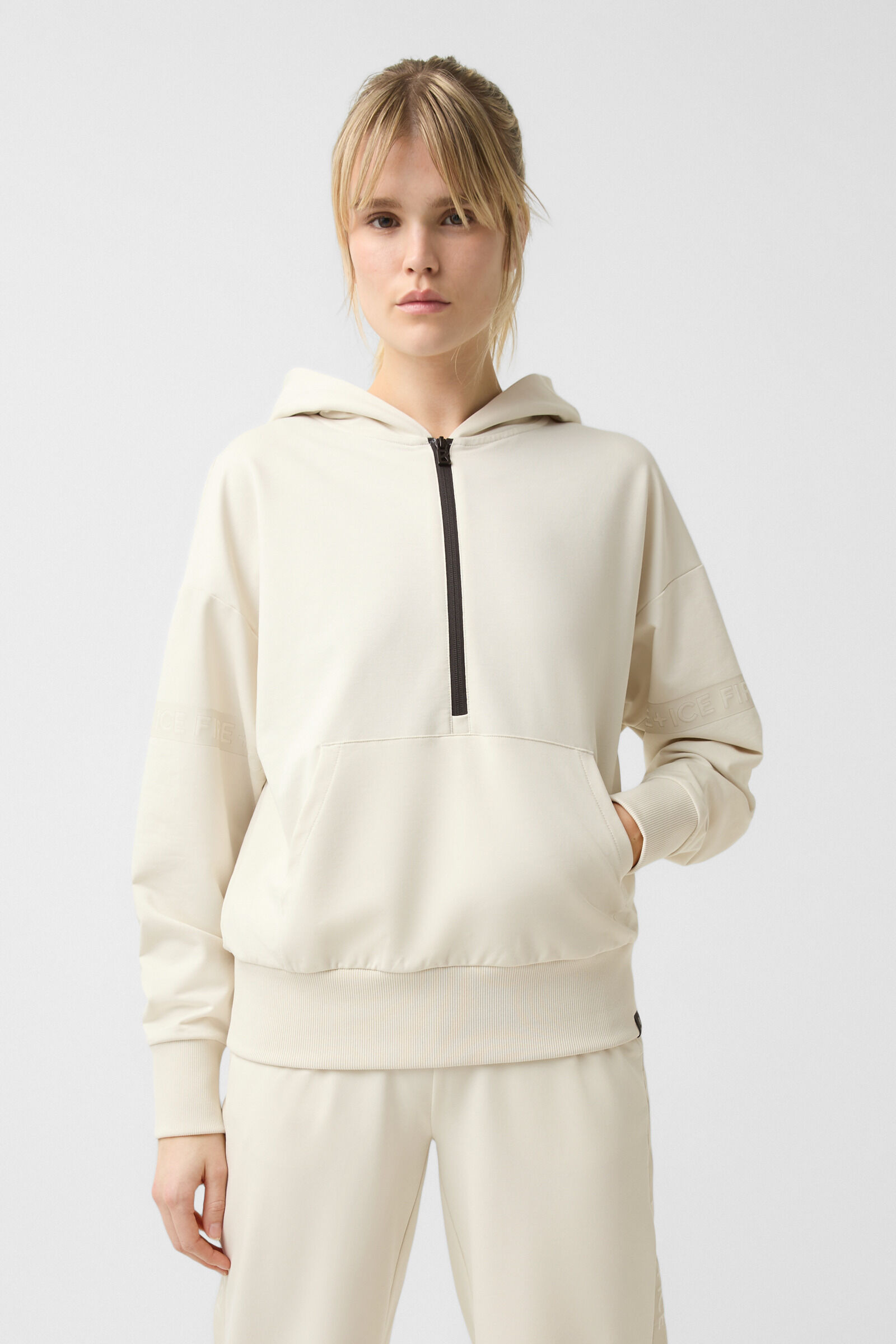 Hoodie Auri in Sand - 2