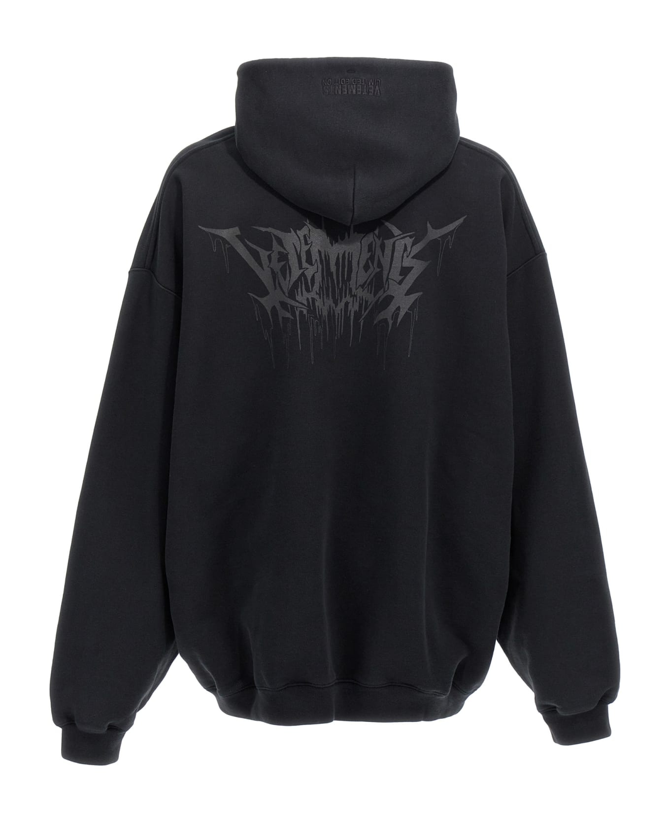 'black Skull Metal' Hoodie - 2