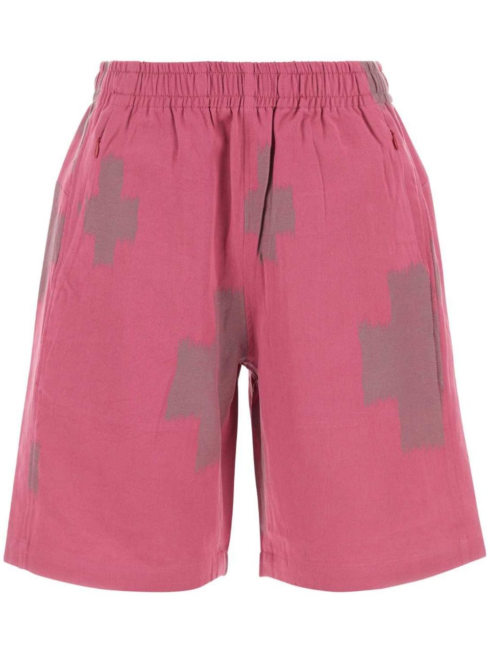 embroidered shorts - 1