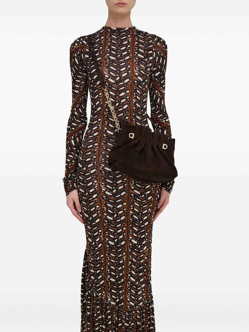 suede shoulder bag - 3
