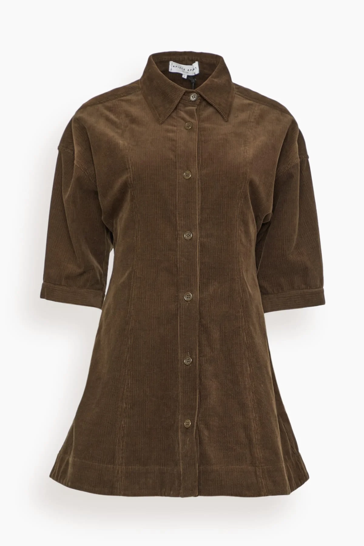 Luz Mini Dress in Carob - 1