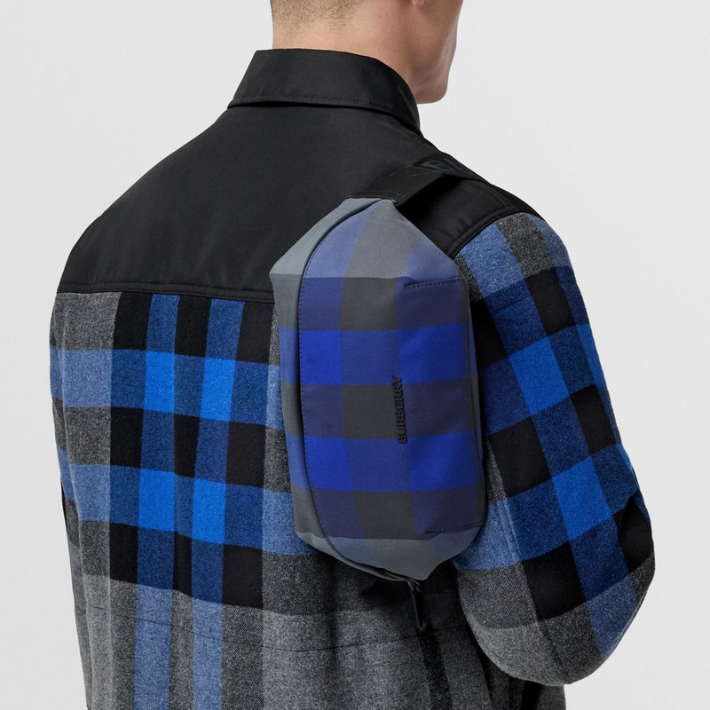 Burberry Check Cotton Sonny Bum Bag outlook
