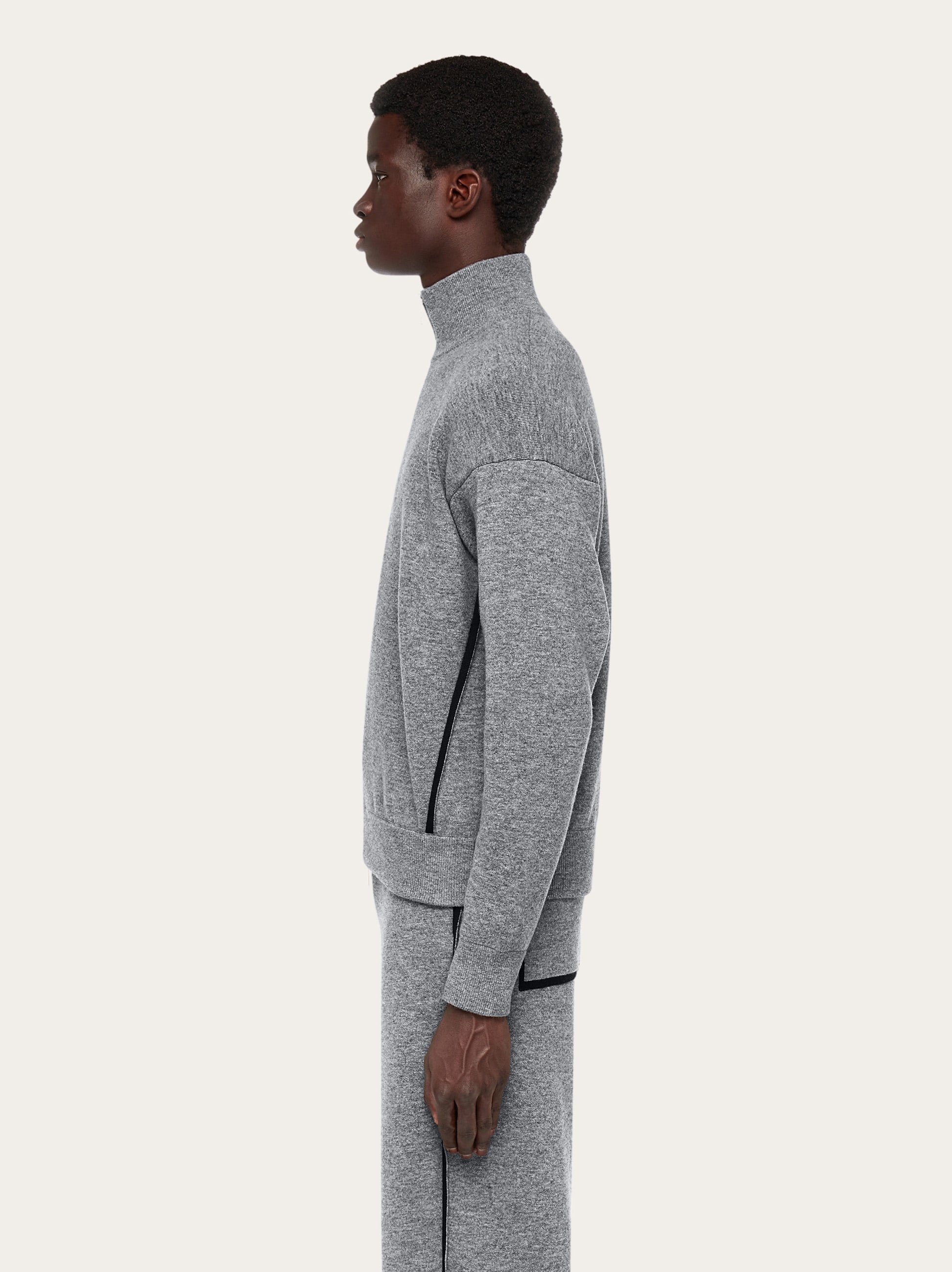Knitted blouson - 3