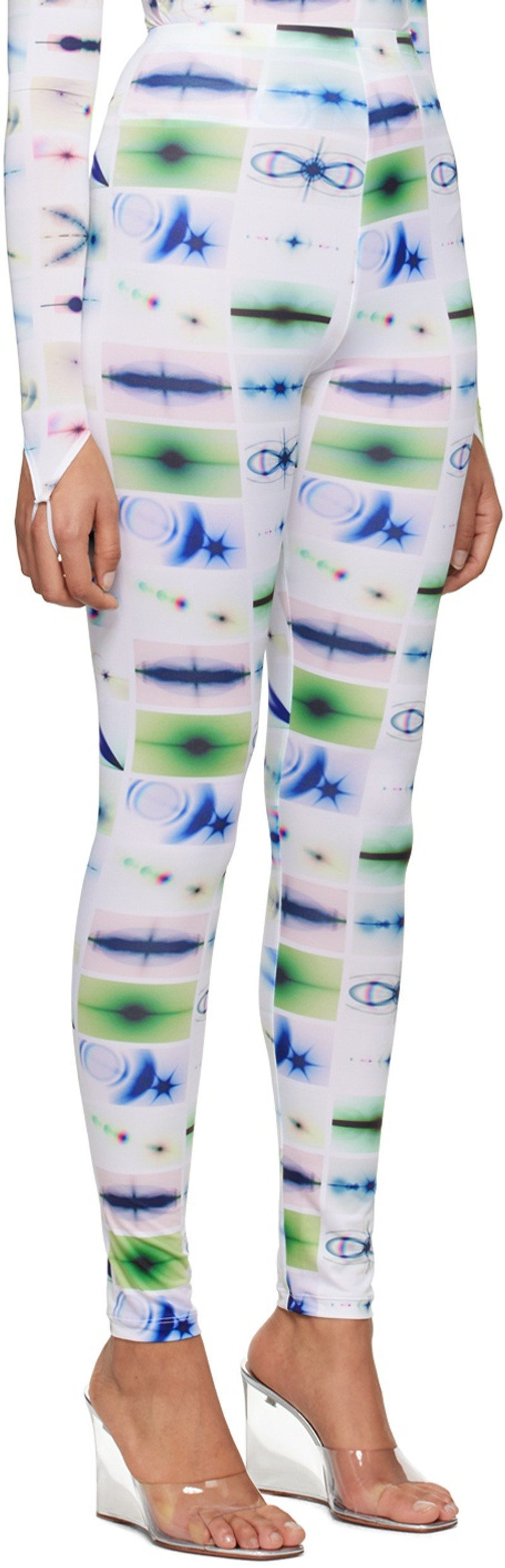 MAISIE WILEN White Body Shop Leggings outlook
