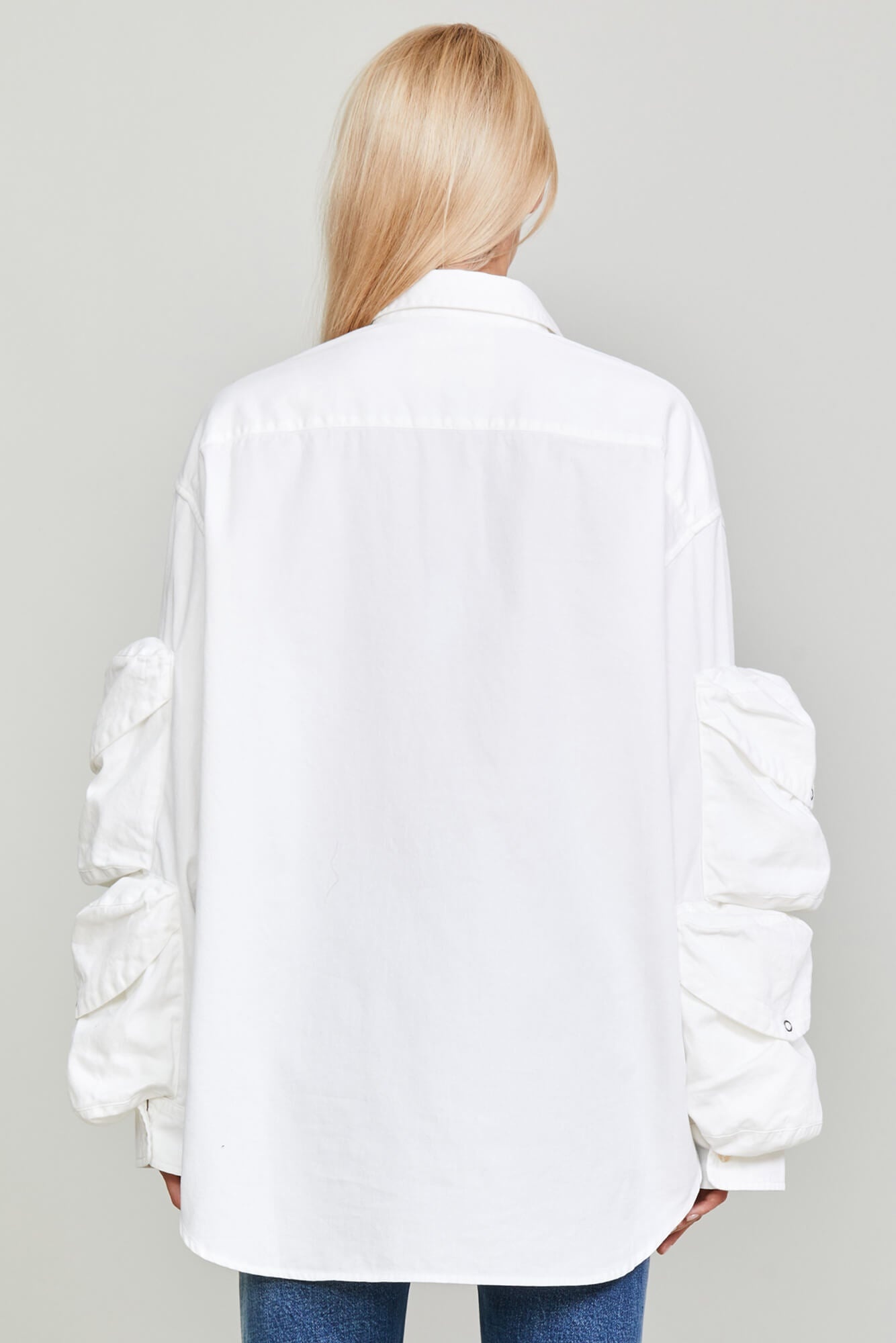 MULTIPOCKET BUTTON DOWN - WHITE - 4