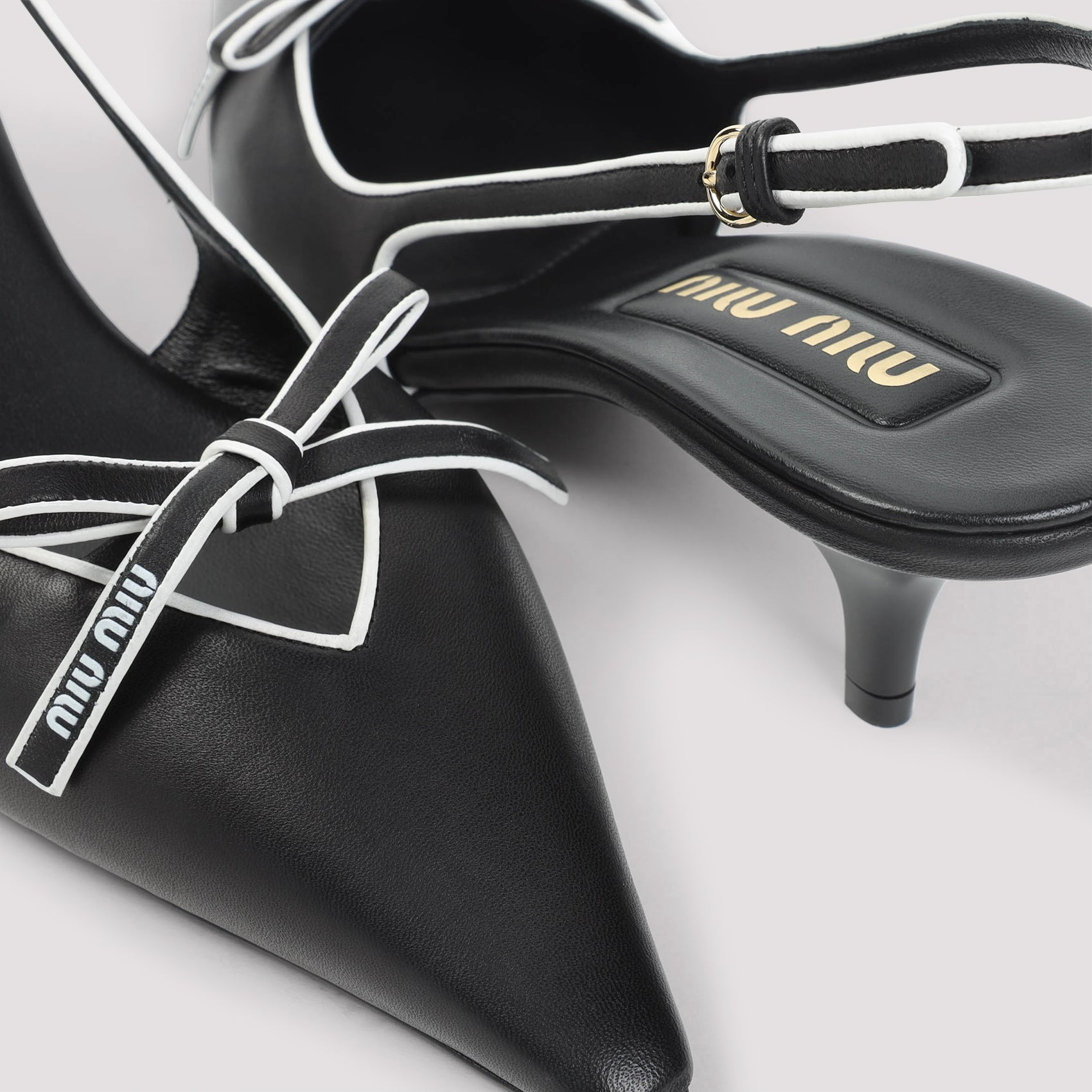 Miu Miu Leather Decolletè Women - 4