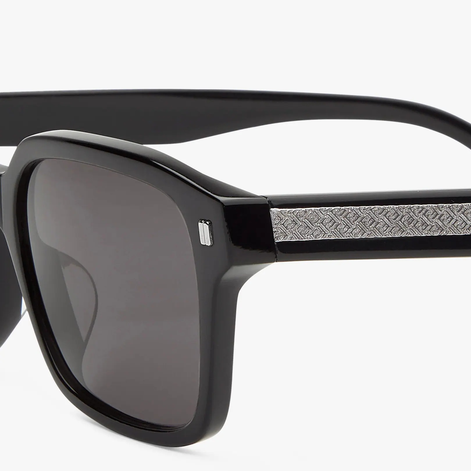 Low bridge fit black sunglasses - 3
