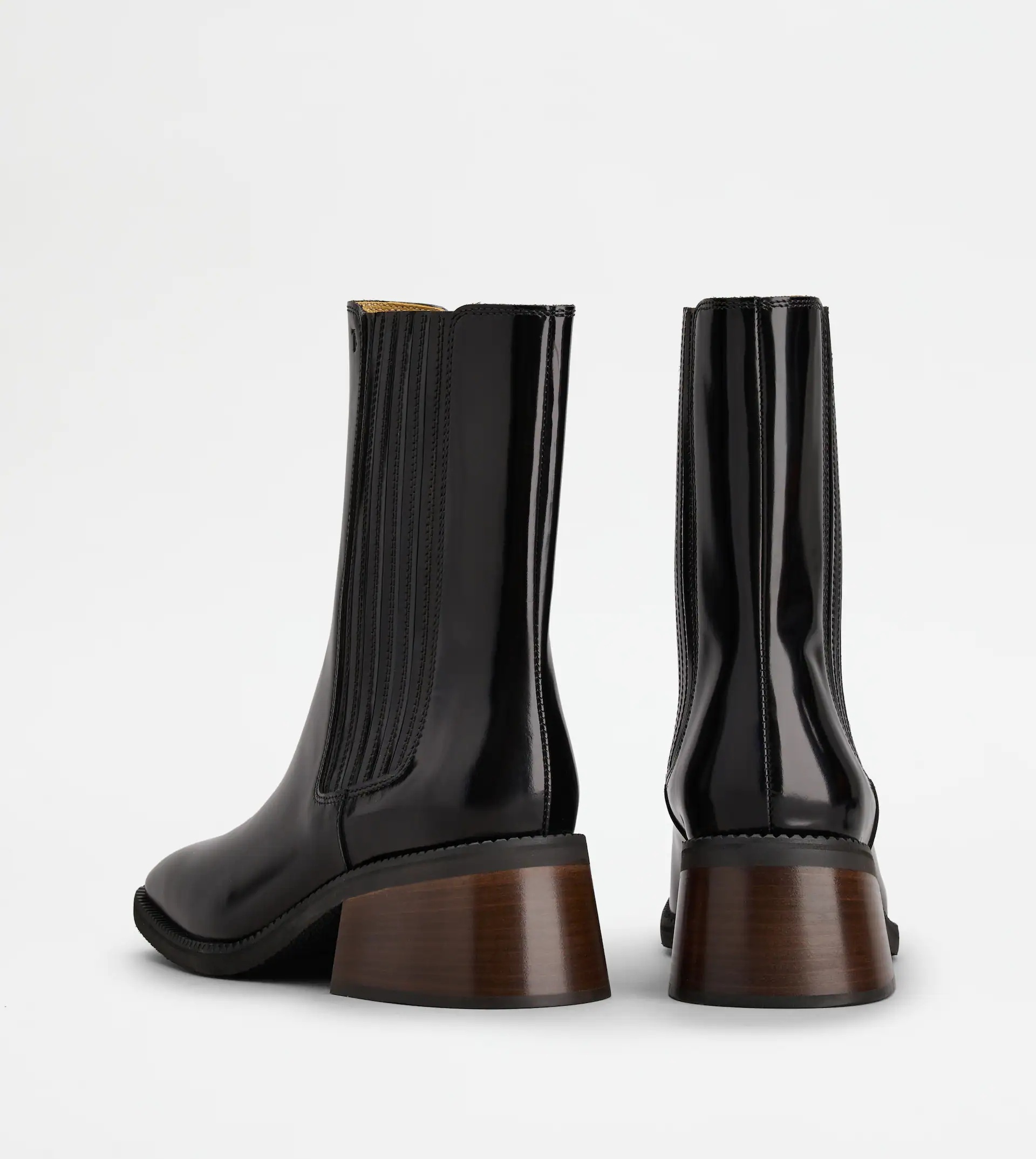 TOD'S CHELSEA BOOTS IN LEATHER - BLACK - 3