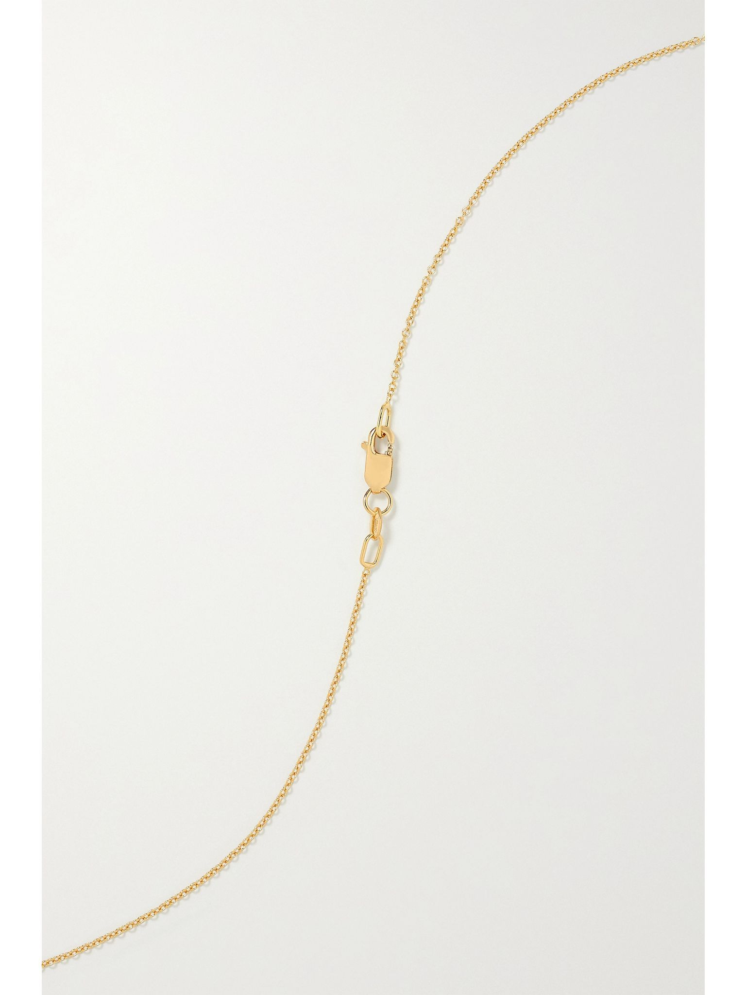 Curled Snake 18-karat gold, diamond and tsavorite necklace Gold - 3
