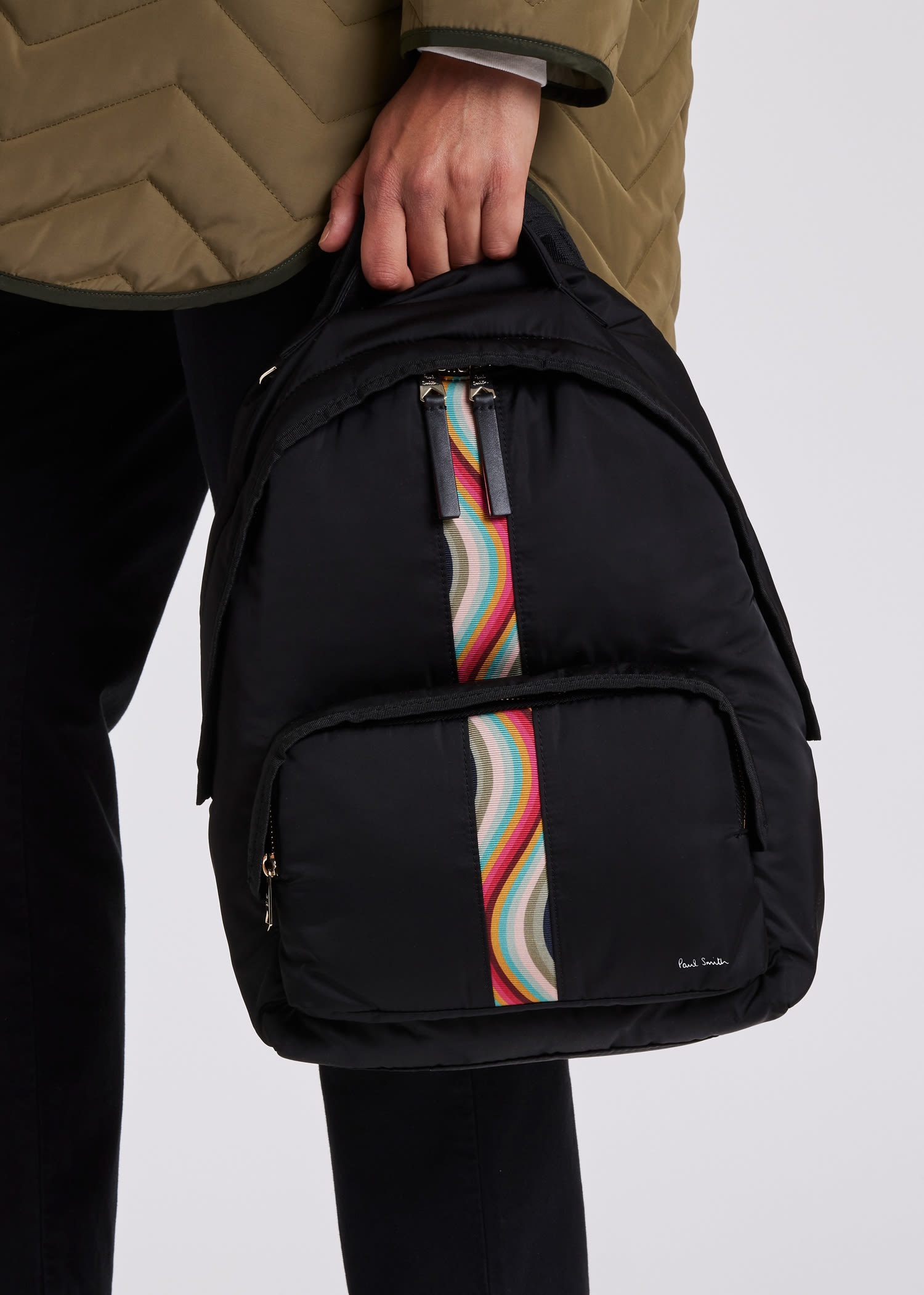 Recycled-Polyester 'Swirl' Backpack - 6
