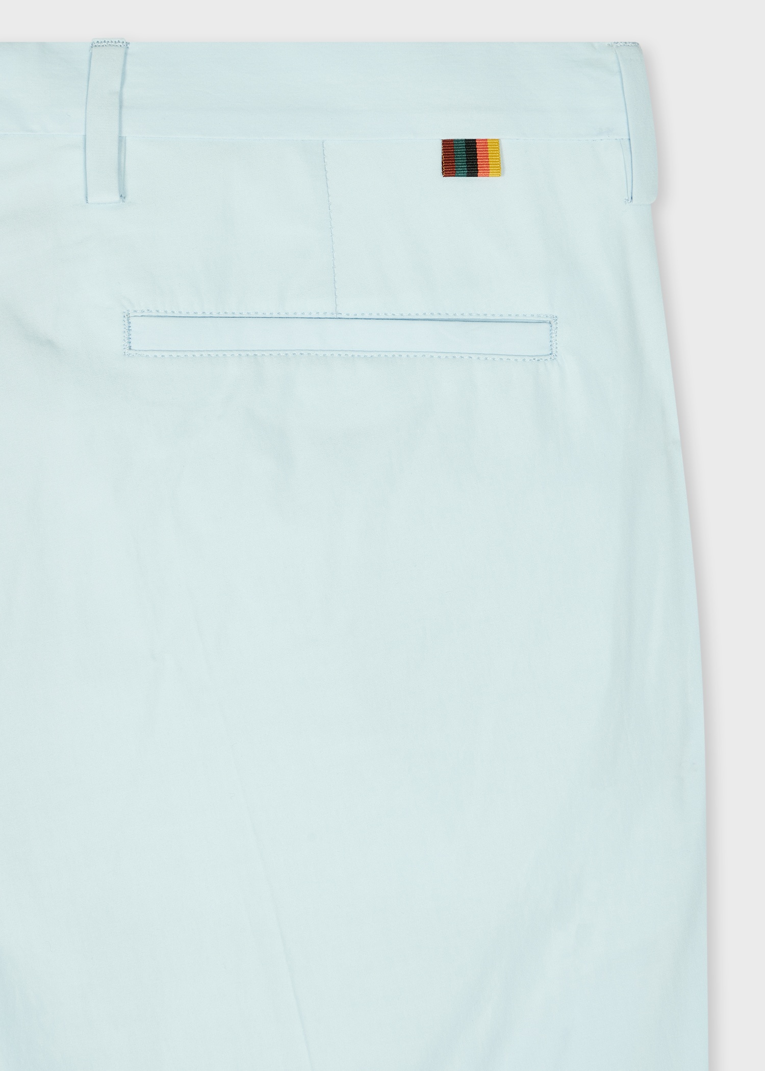 Slim-Fit Light Blue Poplin Chinos - 2