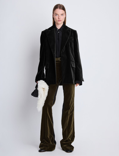 Proenza Schouler Nico Tuxedo Jacket in Velvet Suiting outlook