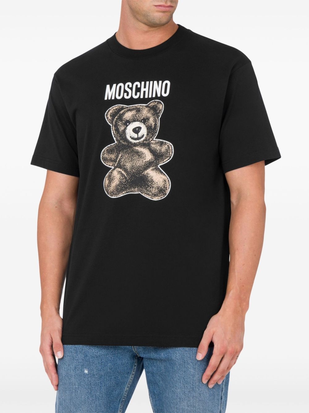 Teddy bear-print T-shirt - 2