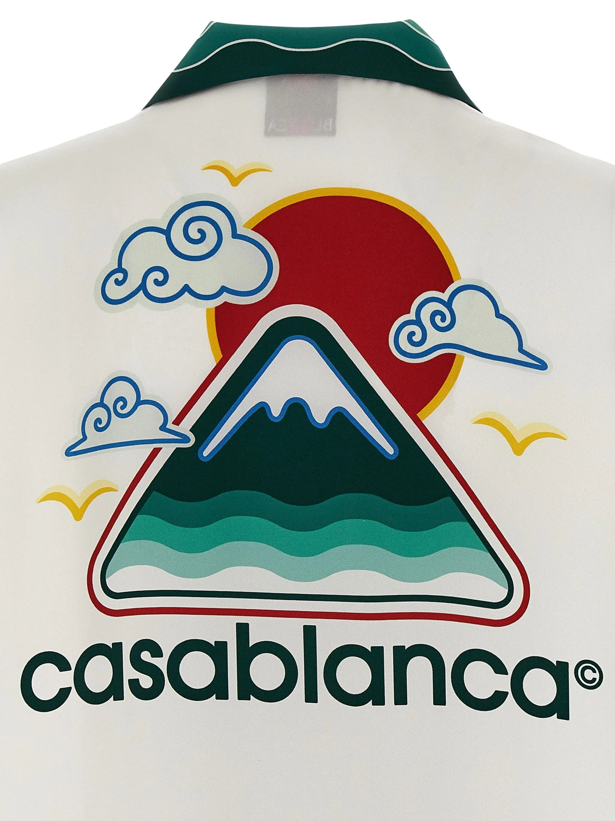 Casablanca Montagne Ondulée Silk Shirt - 4